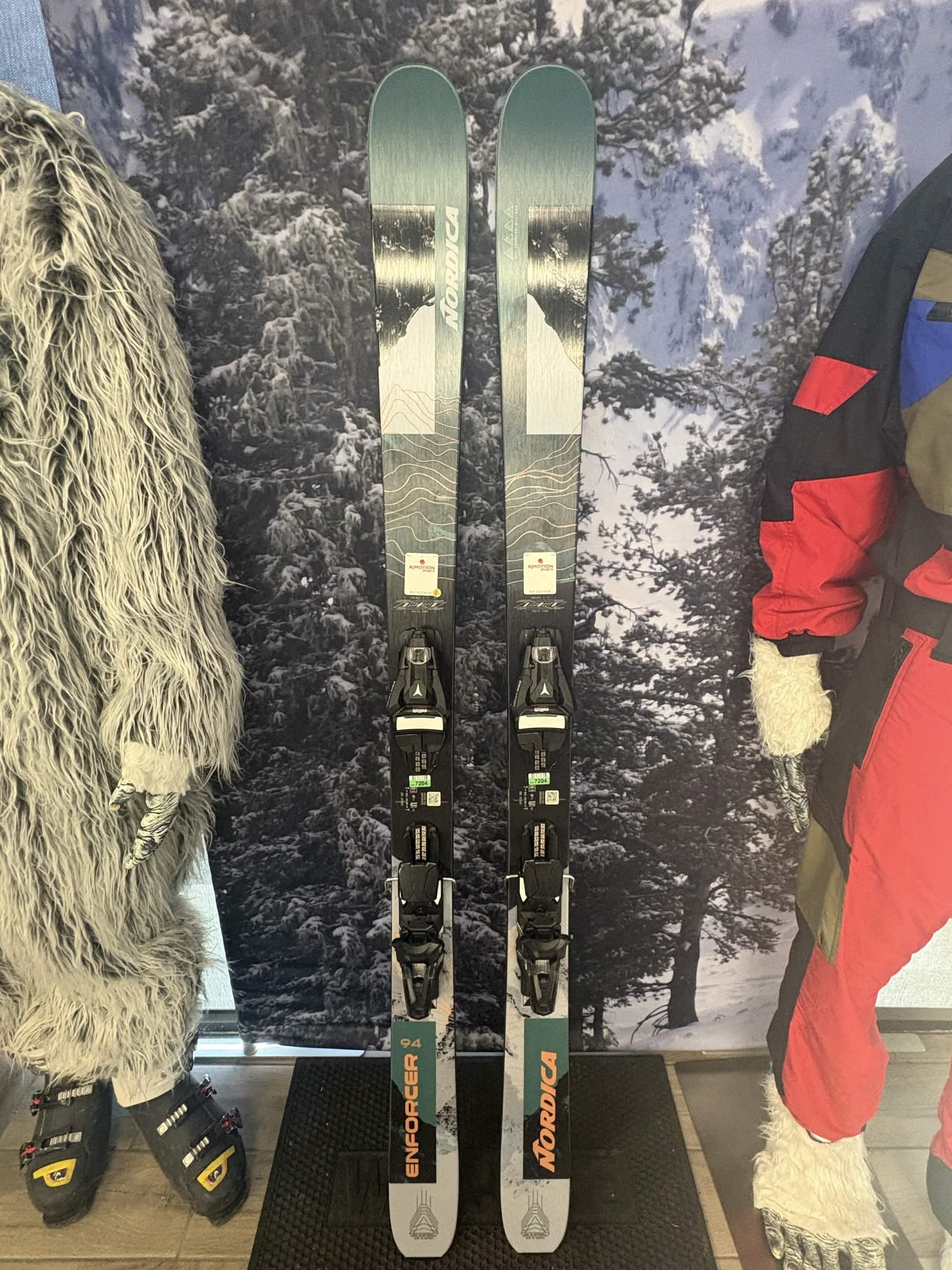 Nordica Enforcer 94 173cm Skis w/ ATOMIC NR Strive 13 GW ATO Demo Binding -New 2027