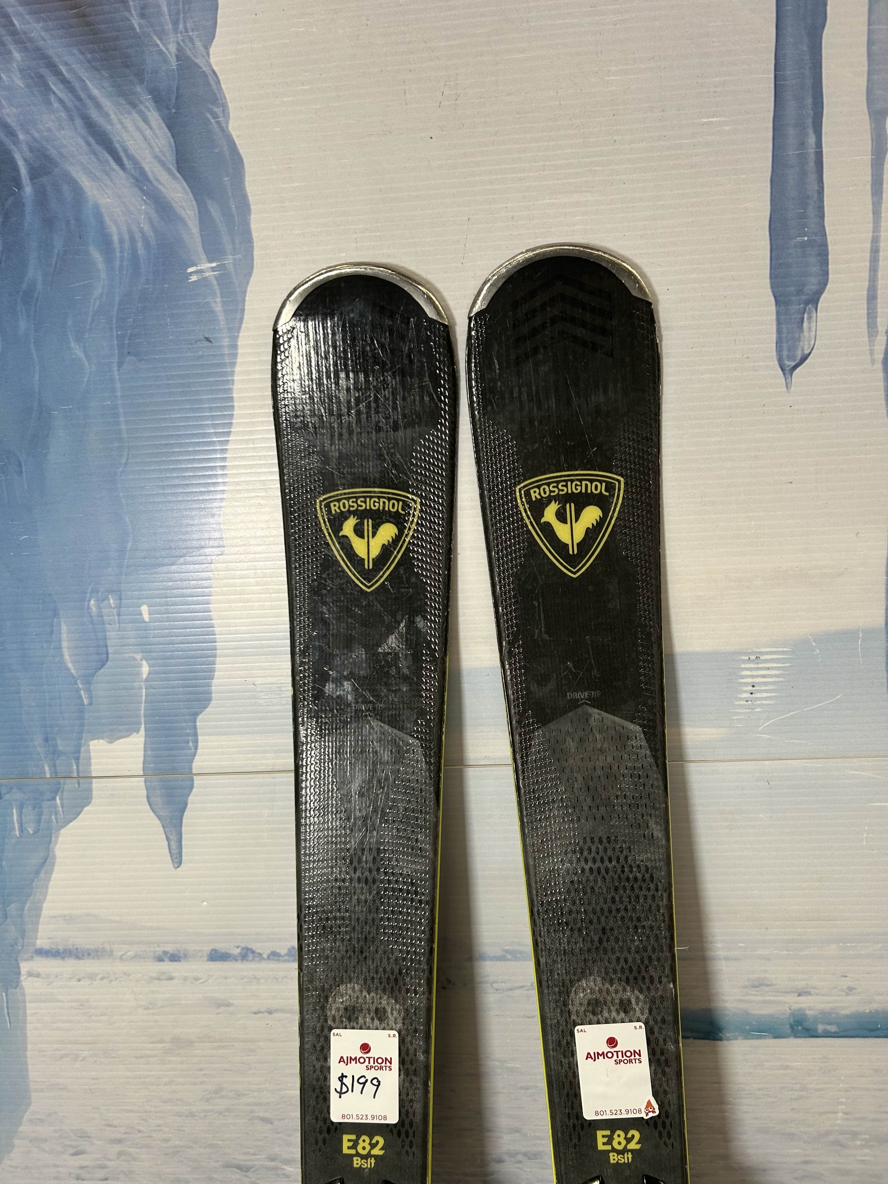 Used 2025 Rossignol Basalt E82 Ski w/ Look Nx Konect 12 Gw Demo Bindings - 160CM