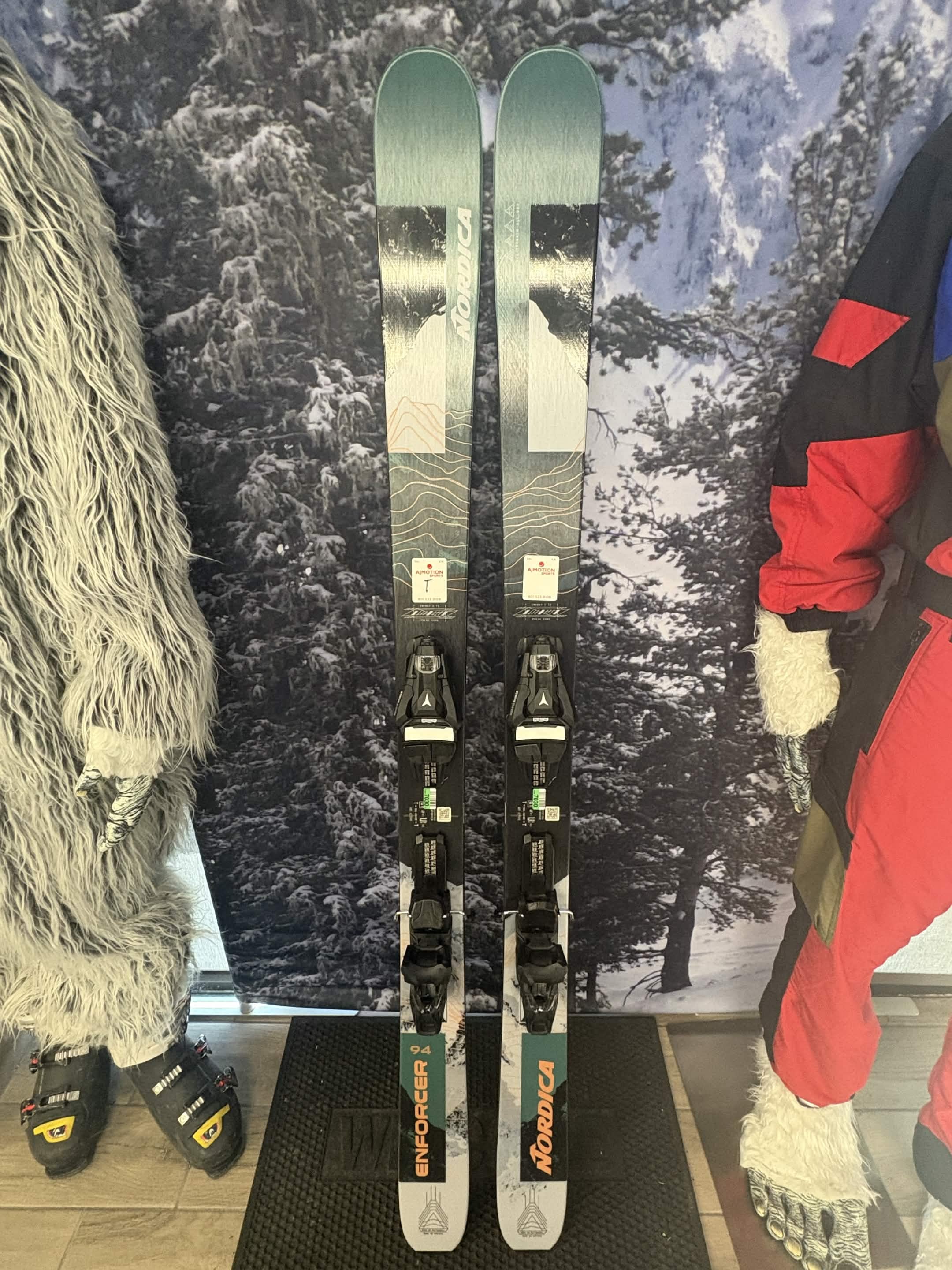 Nordica Enforcer 94 167cm Skis w/ ATOMIC NR Strive 13 GW ATO Demo Binding - New 2027