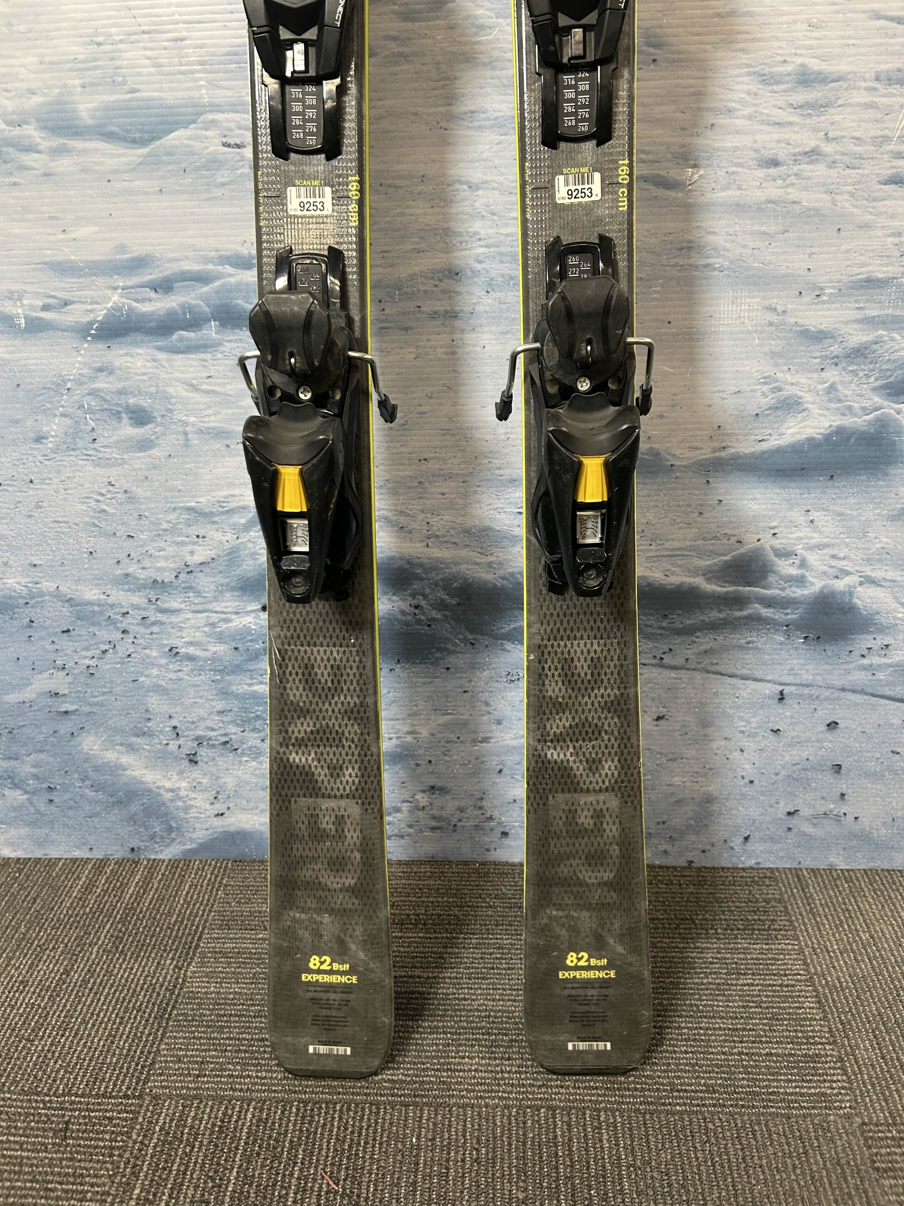Used 2025 Rossignol Basalt E82 Ski w/ Look Nx Konect 12 Gw Demo Bindings - 160CM