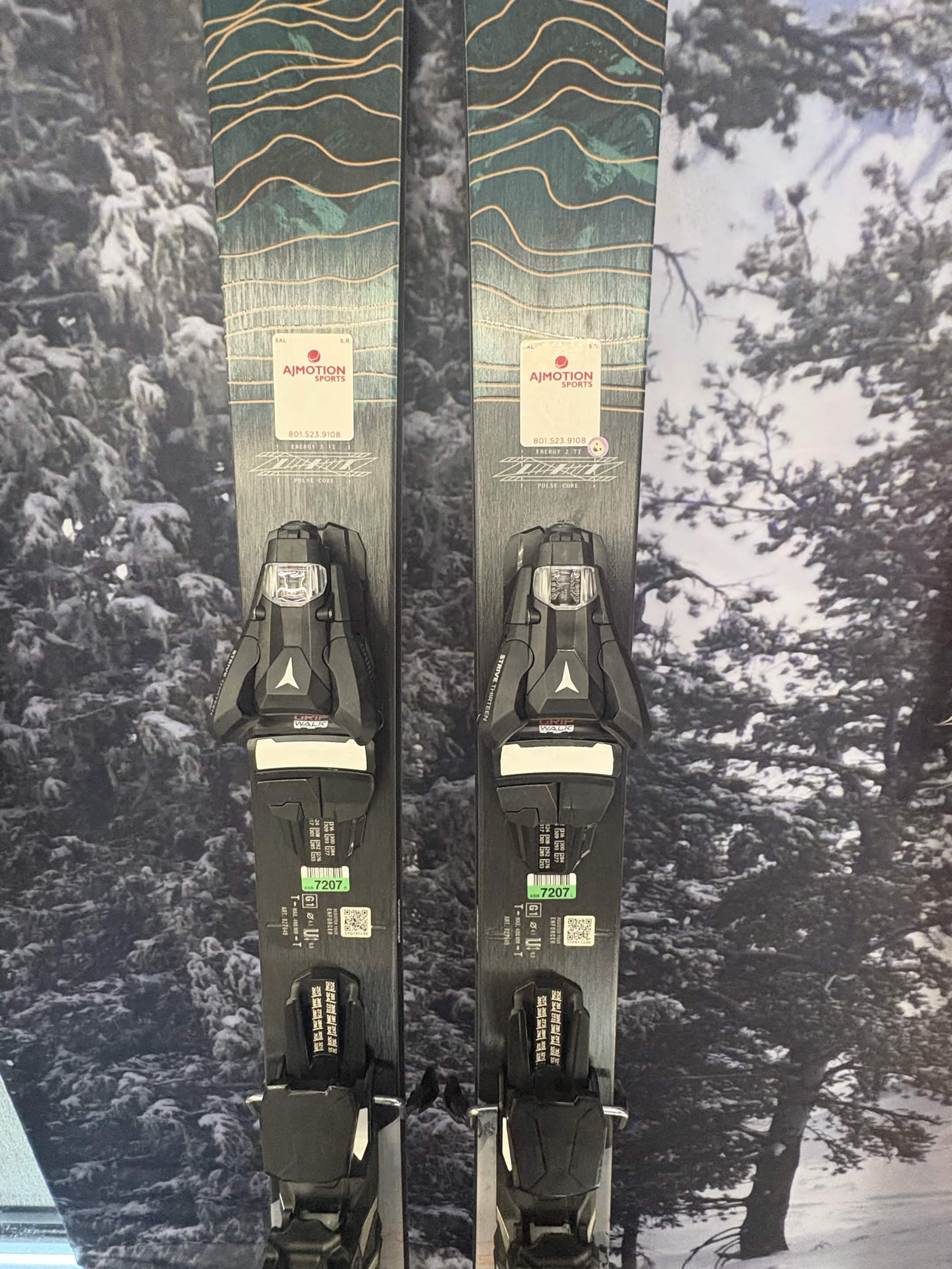 Nordica Enforcer 94 185cm Skis w/ ATOMIC NR Strive 13 GW ATO Demo Binding- New 2027