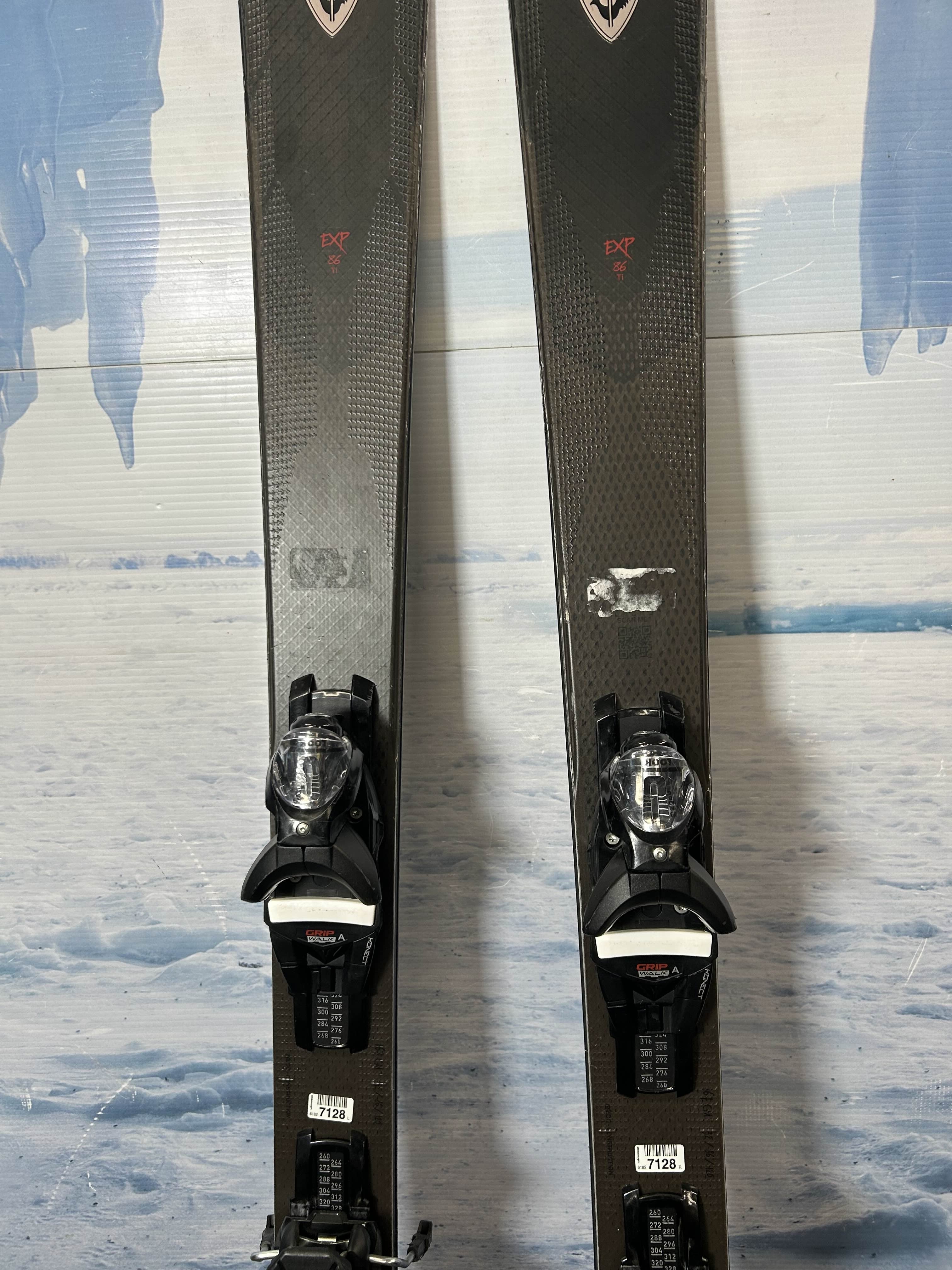 Used Rossignol  Experience 86 Ski w/ Look Spx 13 GW Demo Bindings - 167CM