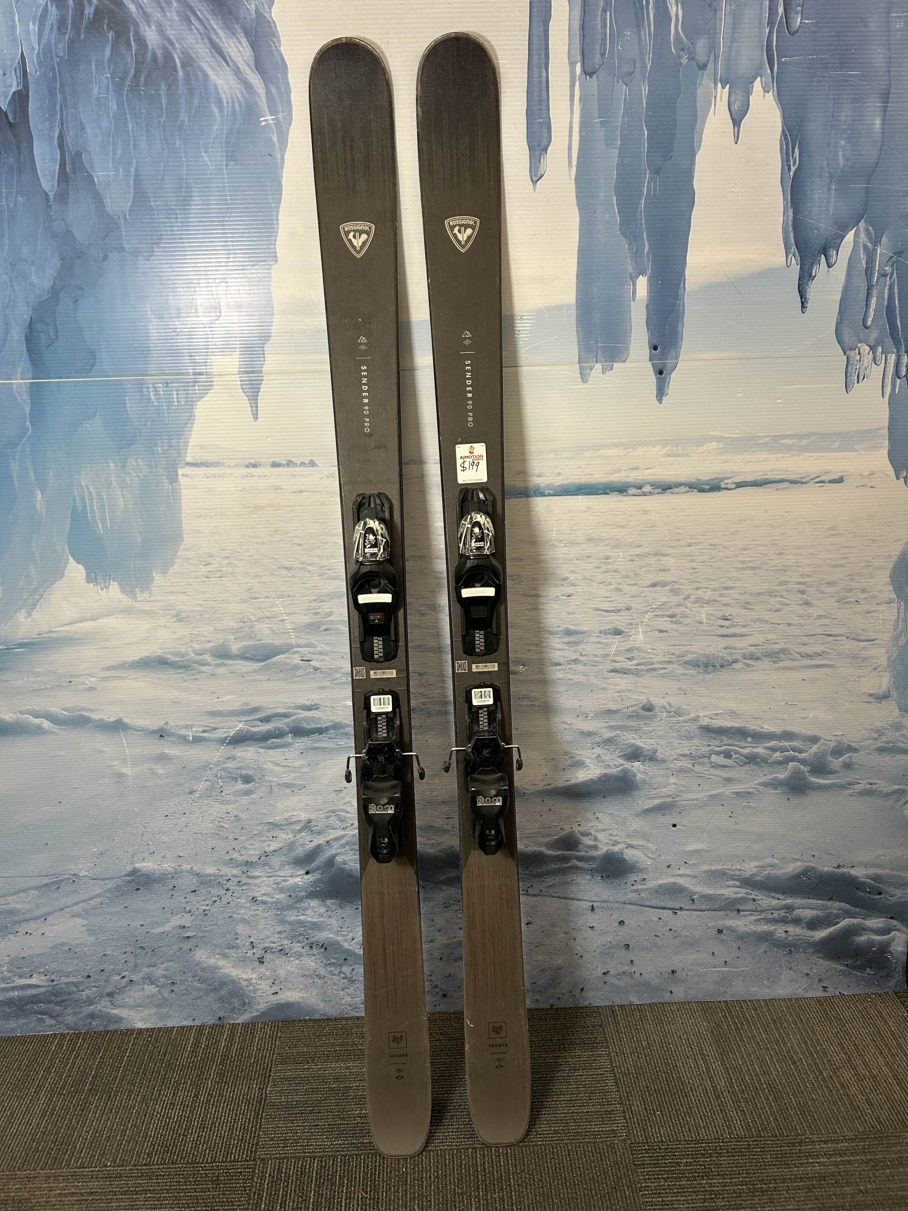 Used 2025 Rossignol Sender 90 Pro Ski w/ Look Express 10 Gw Demo Bindings - 170CM
