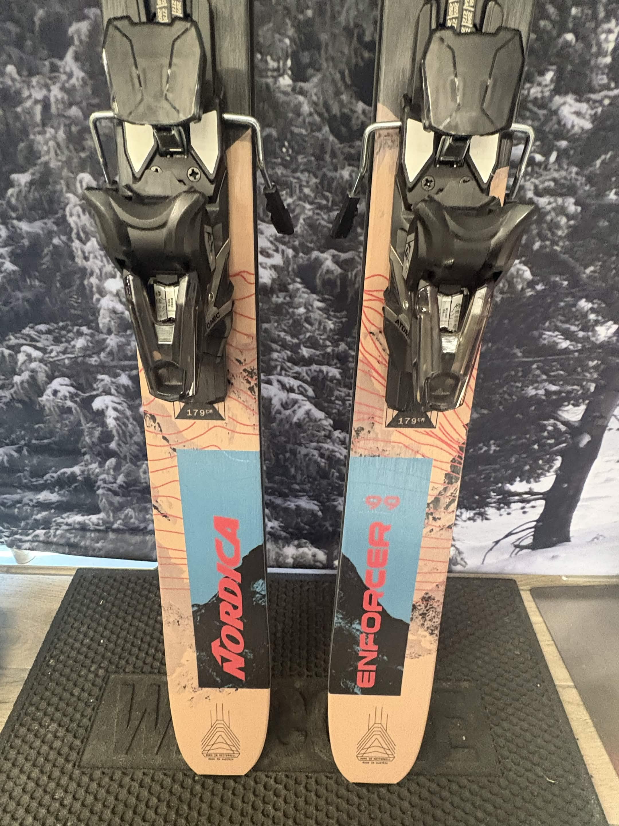 Nordica Enforcer 99 179cm Skis w/ ATOMIC NR Strive 13 GW ATO Demo Binding - New 2027