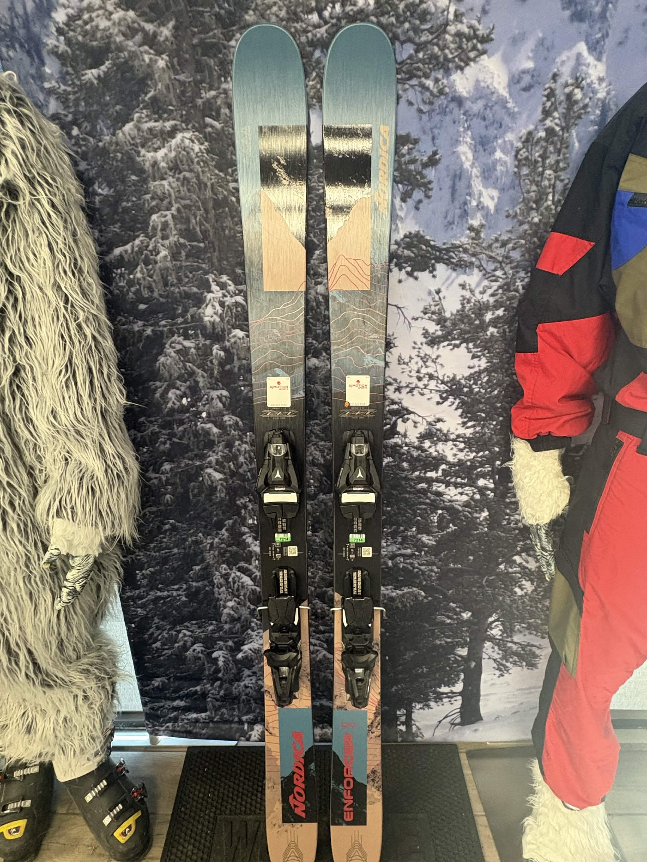 Nordica Enforcer 99 173cm Skis w/ ATOMIC NR Strive 13 GW ATO Demo Binding - New 2027