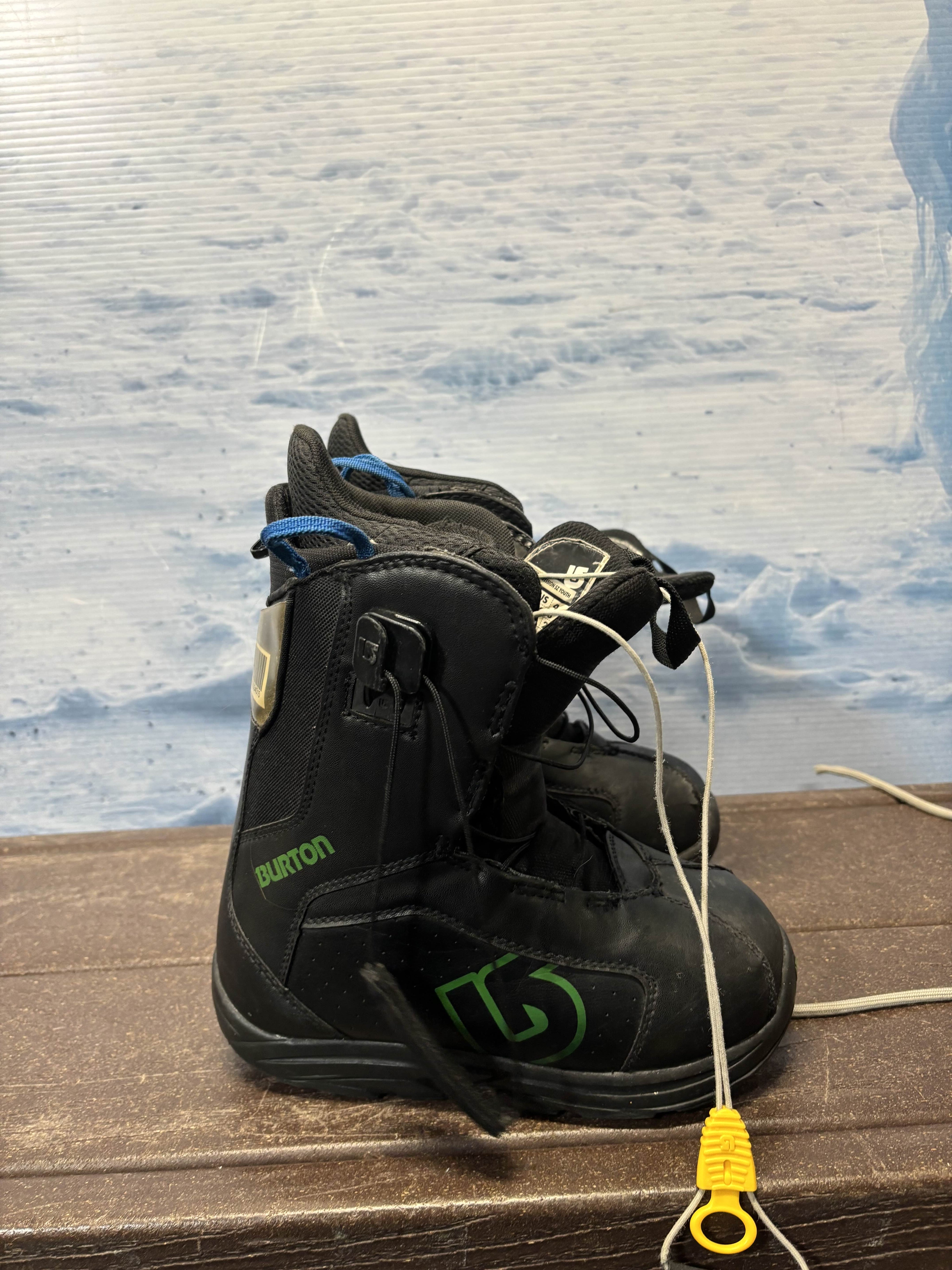 Used Burton Junior 22.5 Quick Lace Kids Snowboard Boots