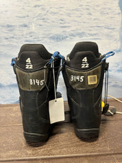 Used Burton Junior 22.5 Quick Lace Kids Snowboard Boots