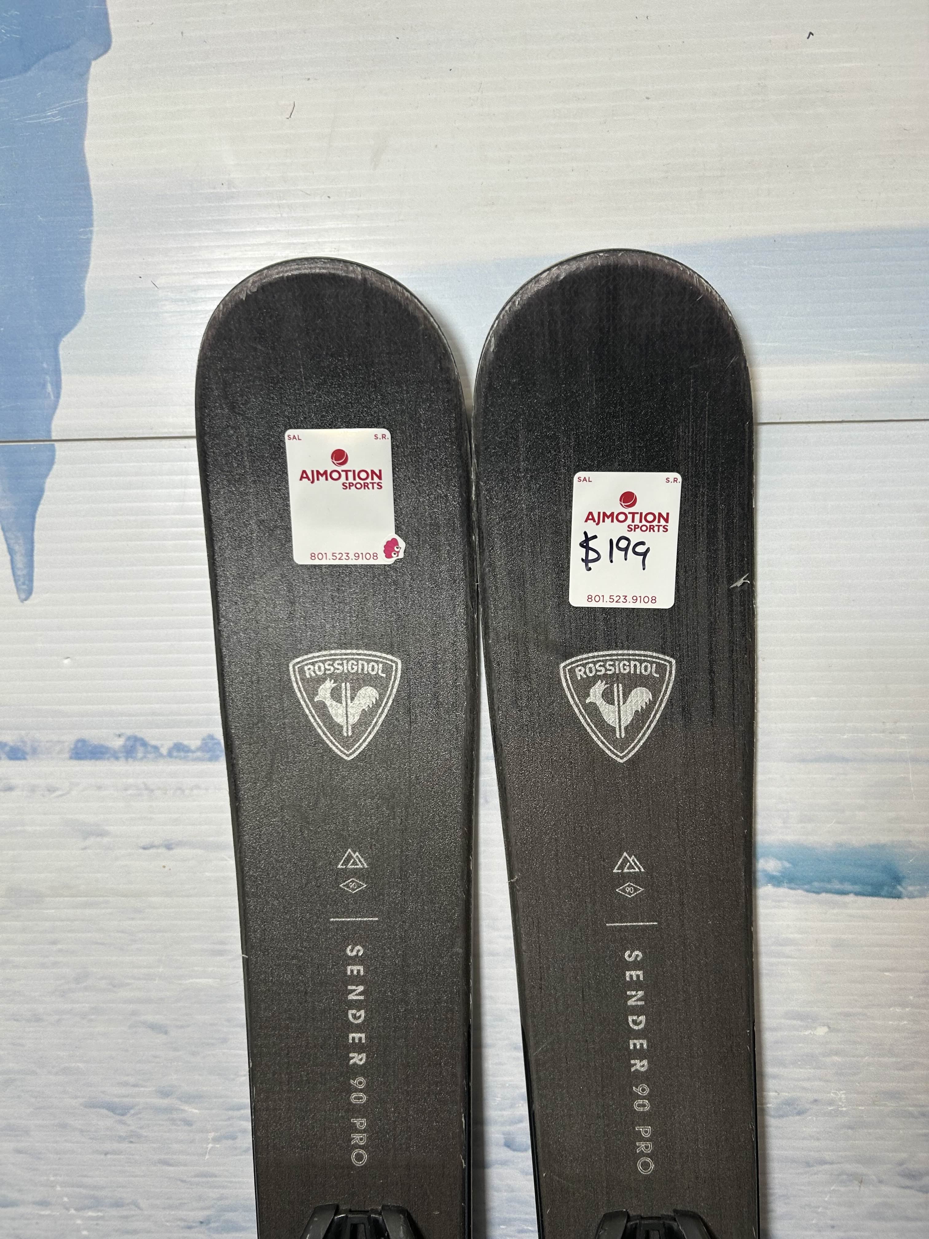 Used Rossignol Sender 90 Pro Ski - 130CM W/ Look Xpress 10 GW Demo Binding