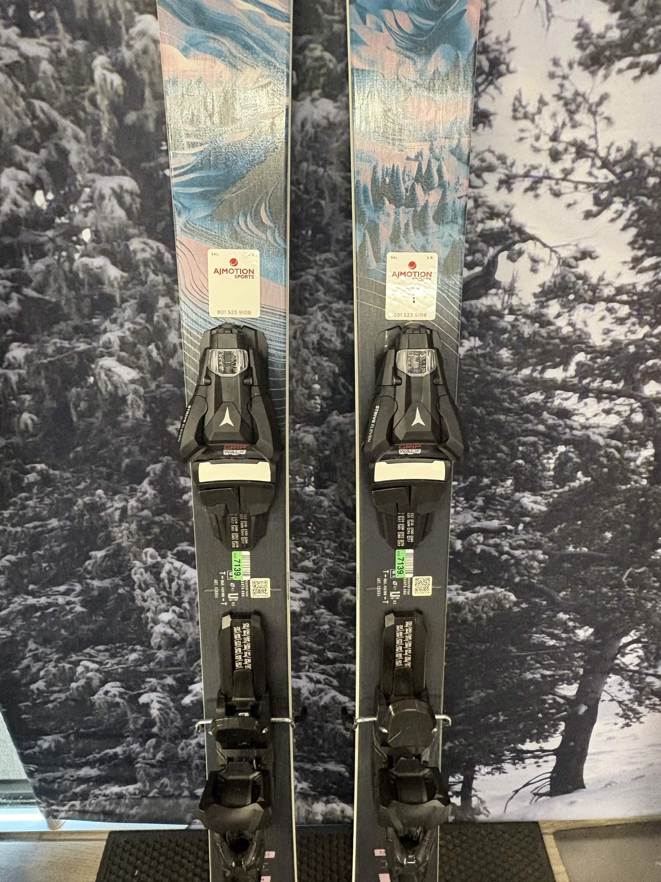 Nordica Santa Ana 92 161cm Skis w/ ATOMIC NR Strive 11 GW ATO Demo Binding- New 2027