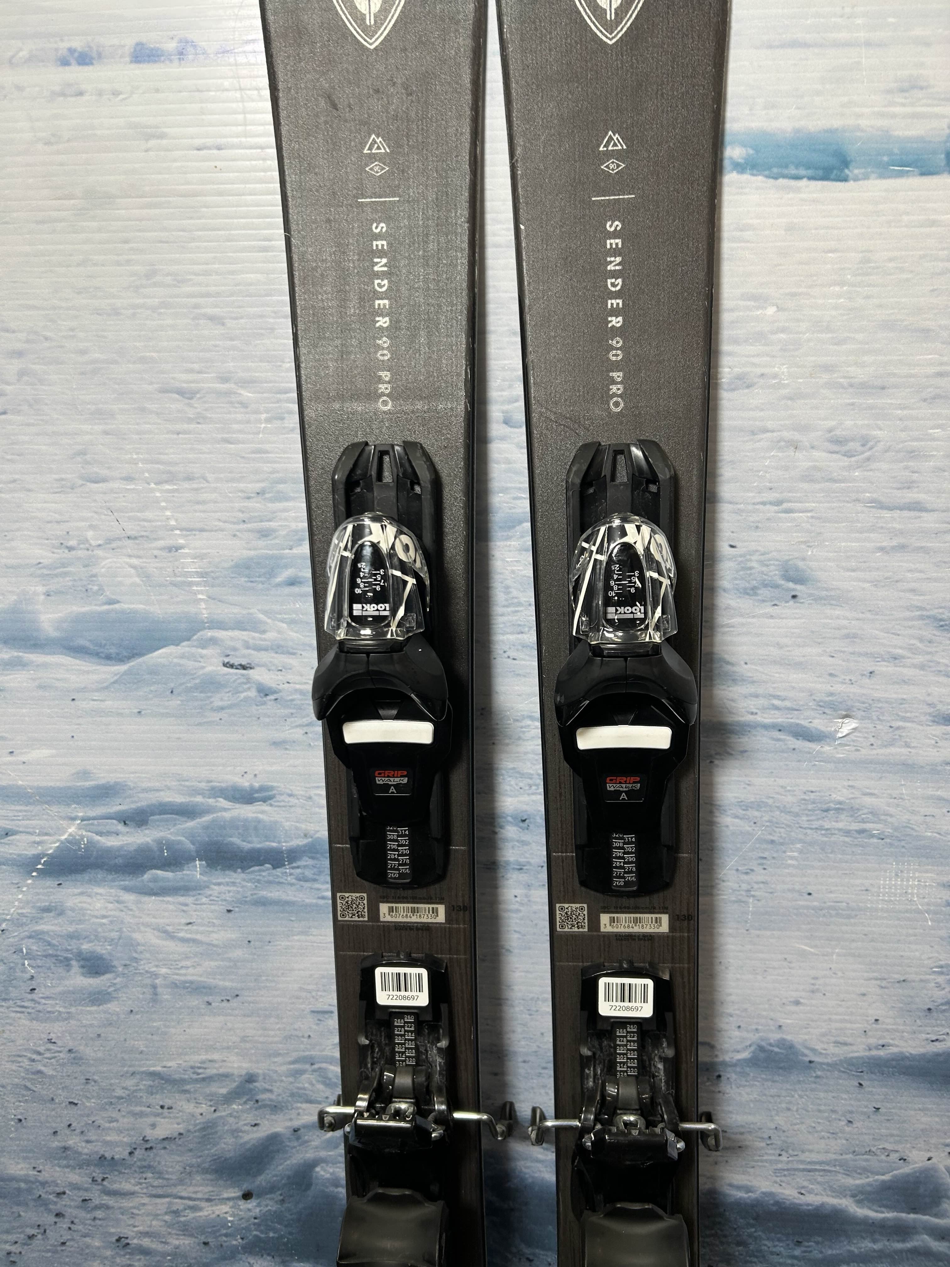 Used Rossignol Sender 90 Pro Ski - 130CM W/ Look Xpress 10 GW Demo Binding