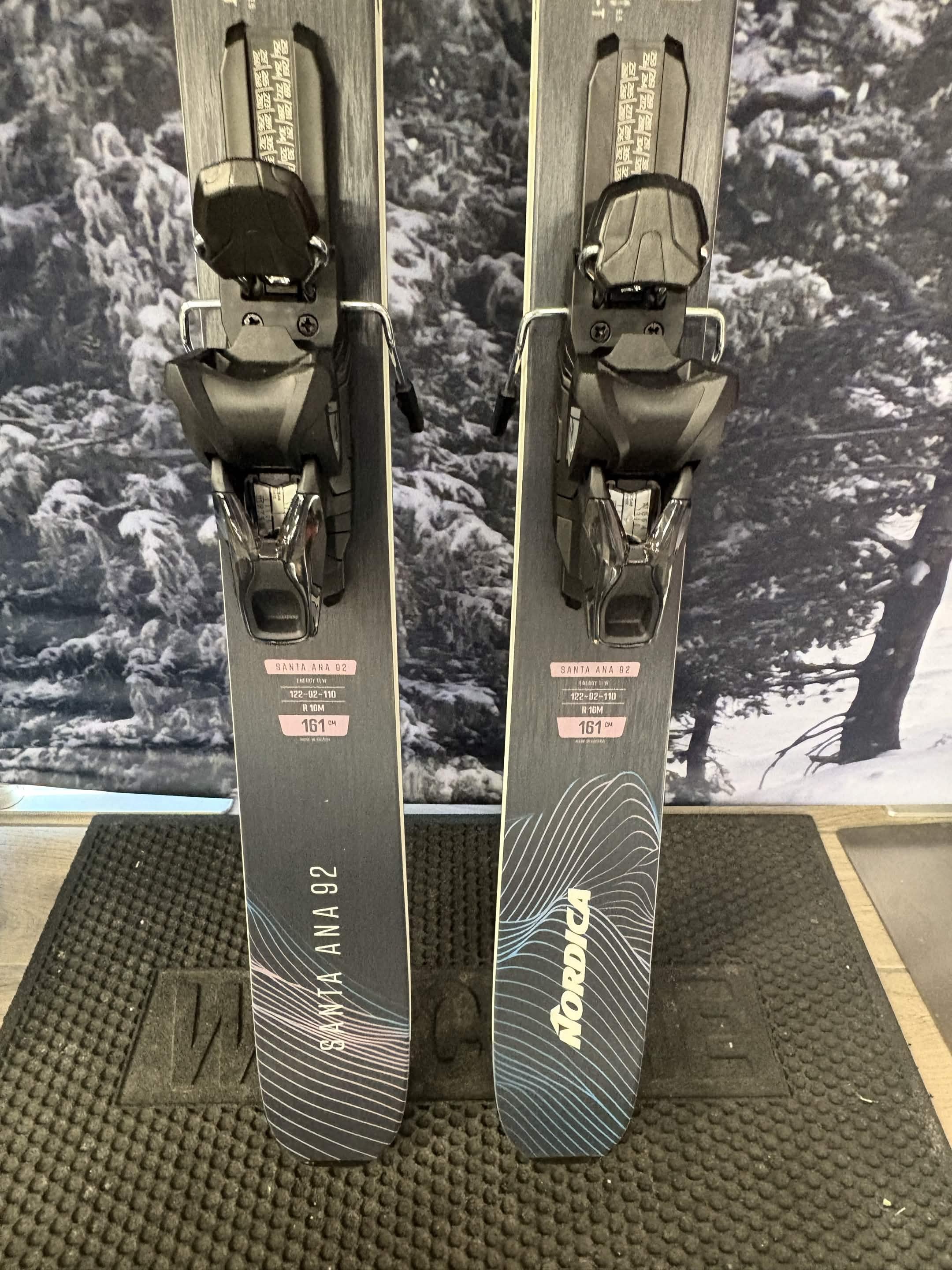 Nordica Santa Ana 92 161cm Skis w/ ATOMIC NR Strive 11 GW ATO Demo Binding- New 2027