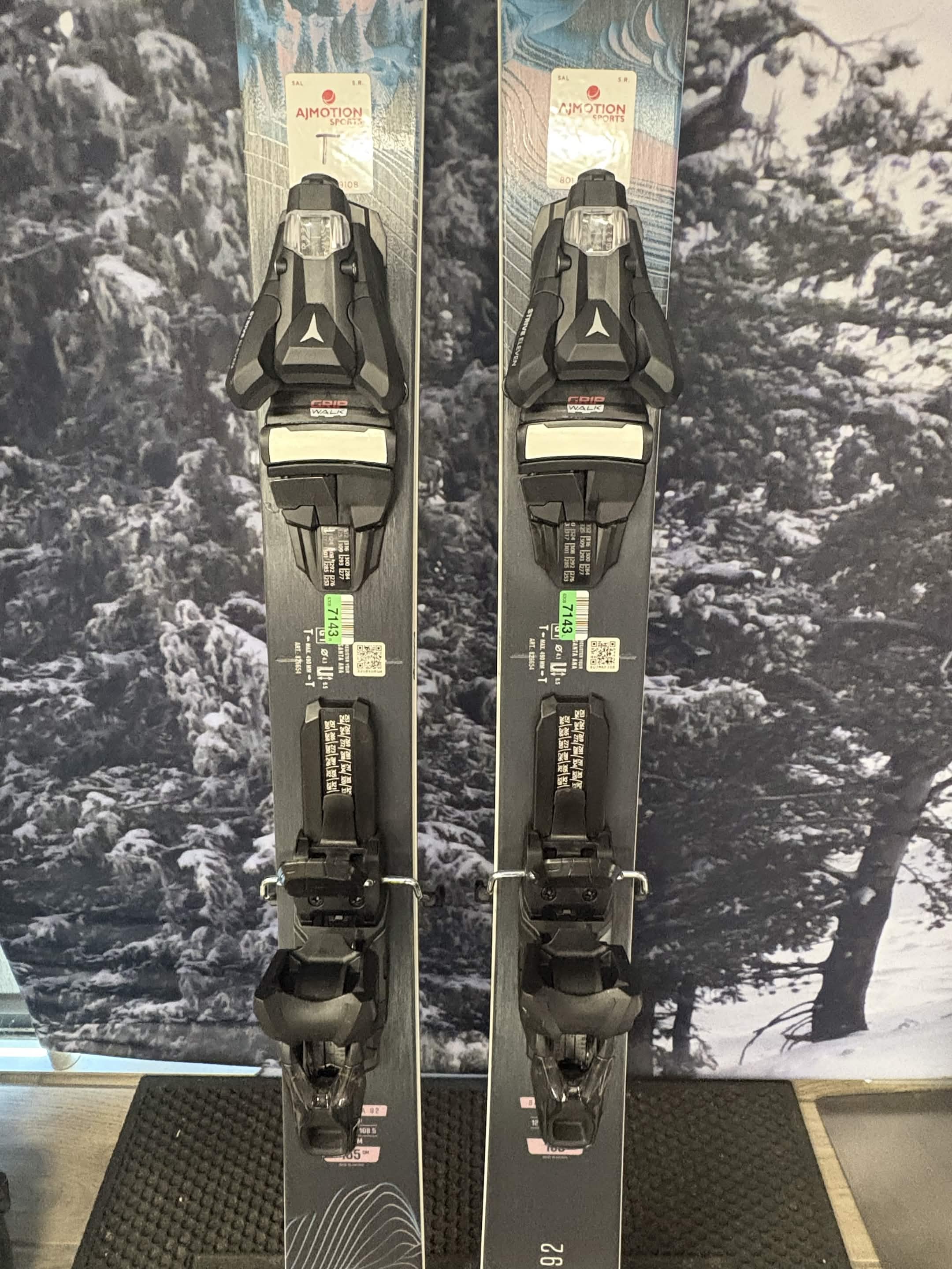 Nordica Santa Ana 92 155cm Skis w/ ATOMIC NR Strive 11 GW ATO Demo Binding- New 2027