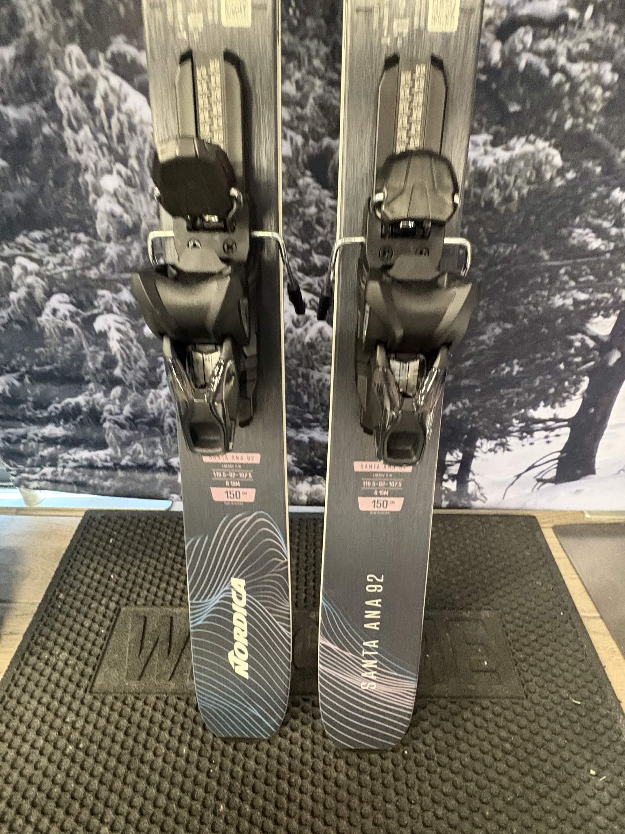Nordica Santa Ana 92 150cm Skis w/ ATOMIC NR Strive 11 GW ATO Demo Binding- New 2027