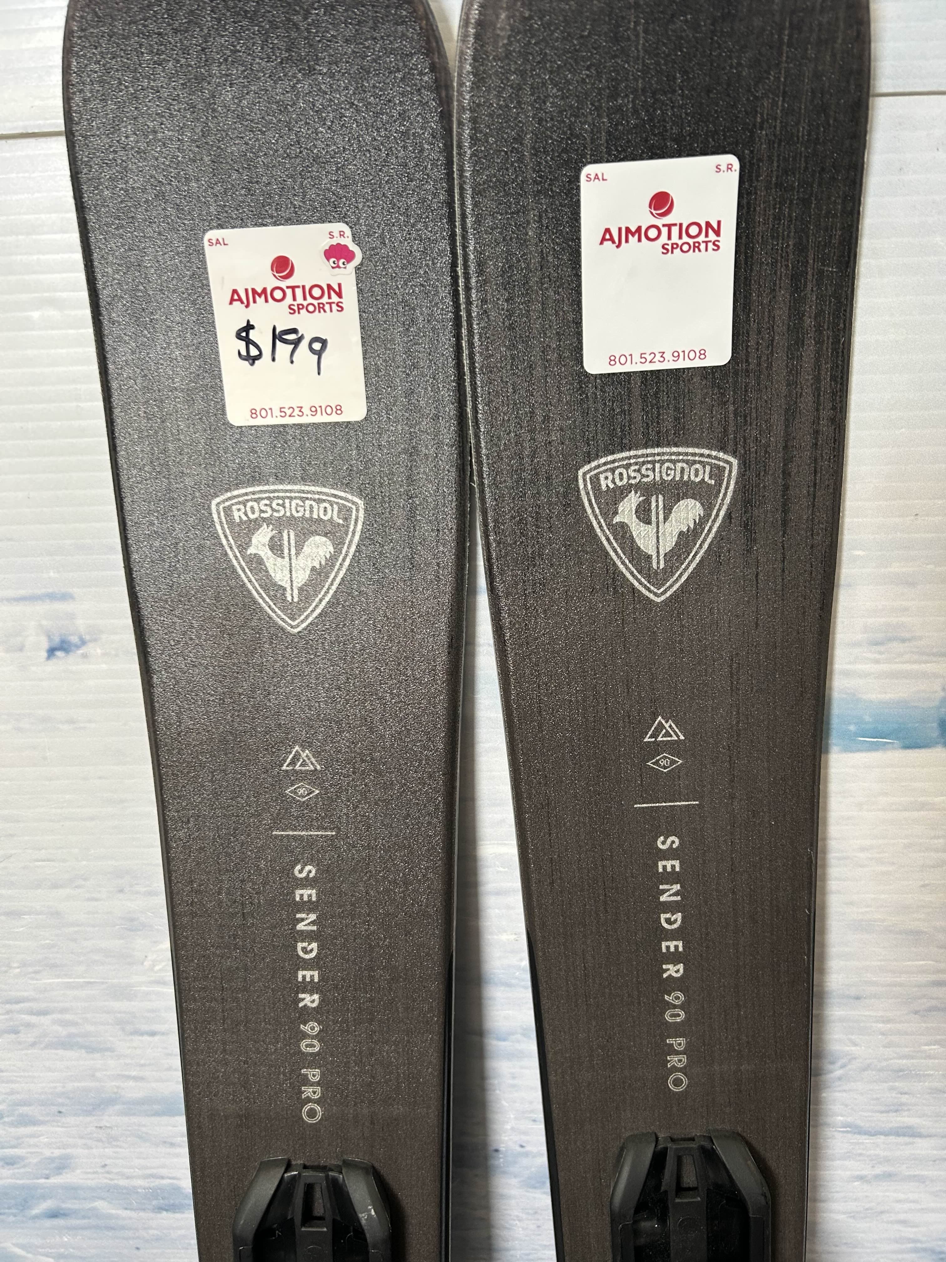 Used Rossignol Sender 90 Pro Ski - 130CM W/ Look Xpress 10 GW Demo Binding