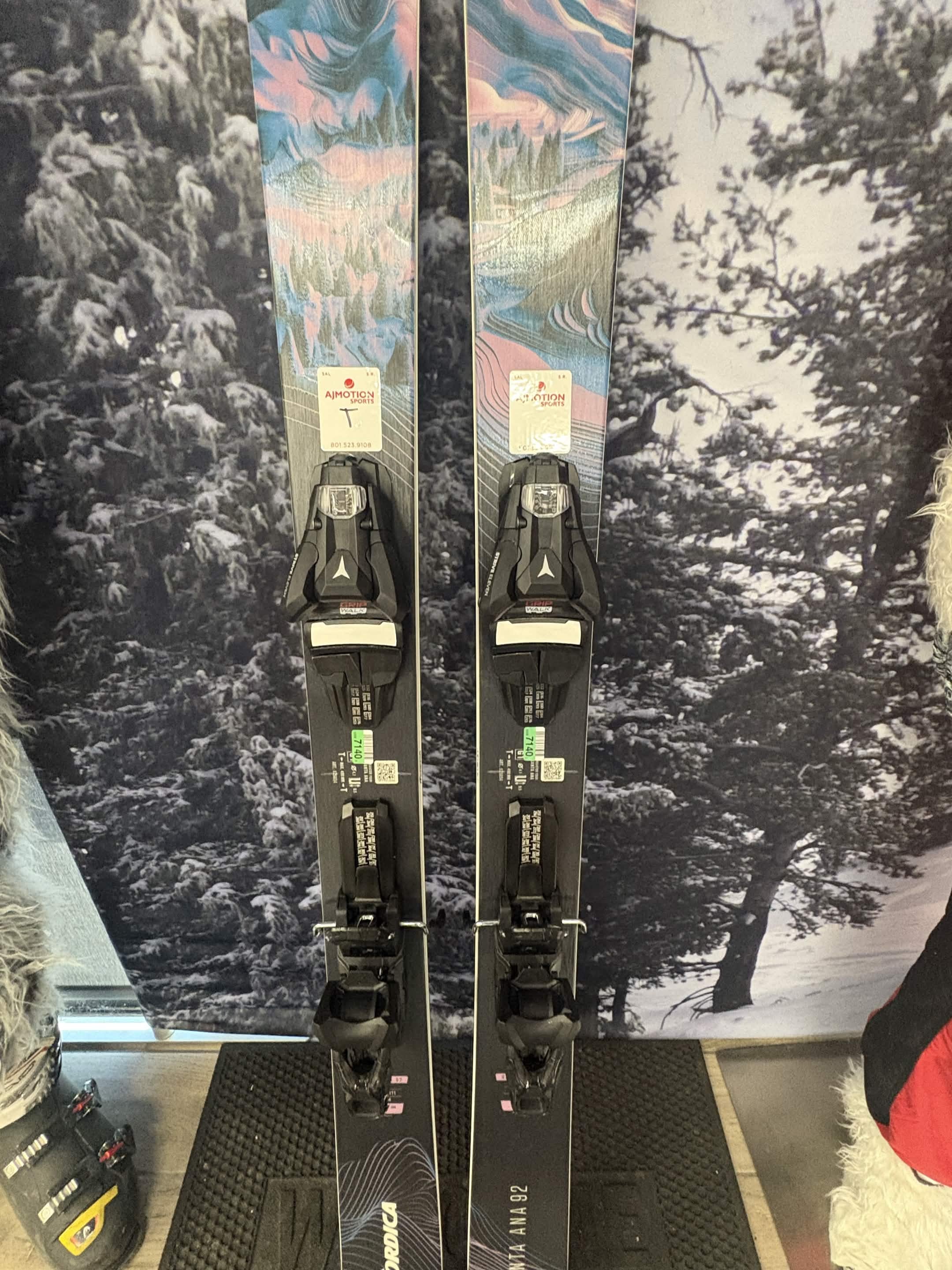 Nordica Santa Ana 92 167cm Skis w/ ATOMIC NR Strive 11 GW ATO Demo Binding- New 2027