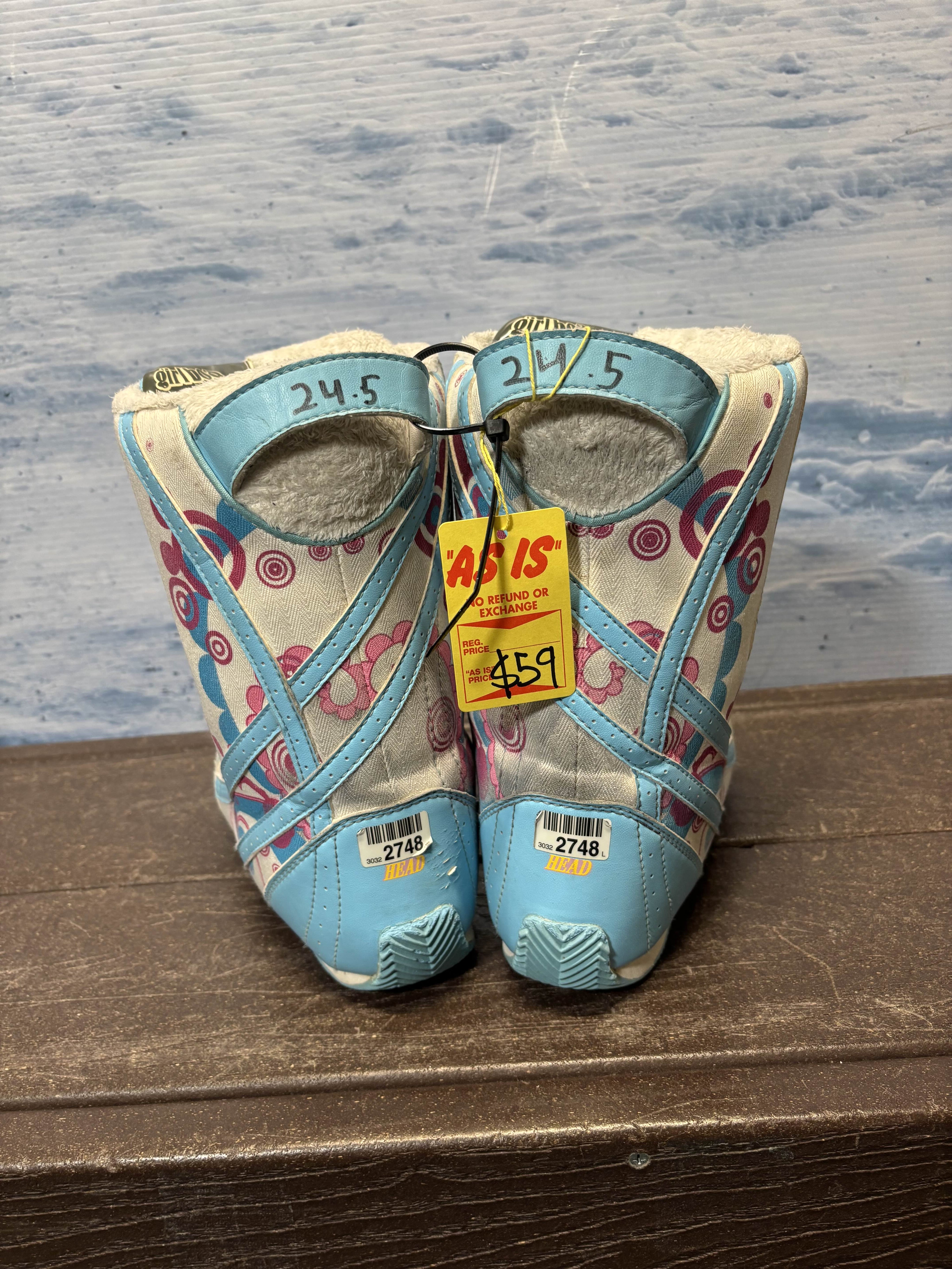 Used Head 450 RC Kid 24.5 BOA Kids Snowboard Boots