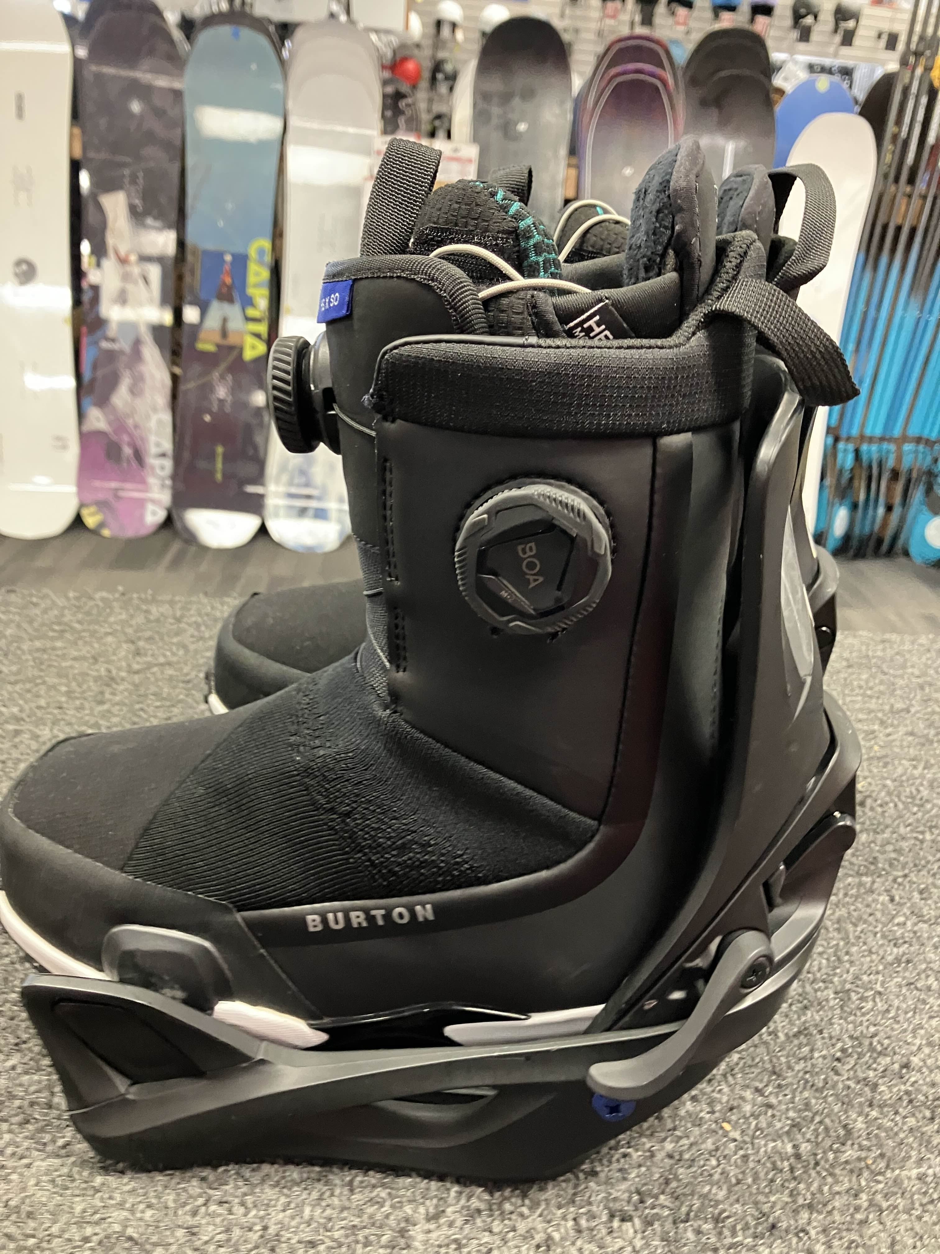 Used Burton Highshot X Step-on Snowboard Boot+Binding Womens 6(25/26)