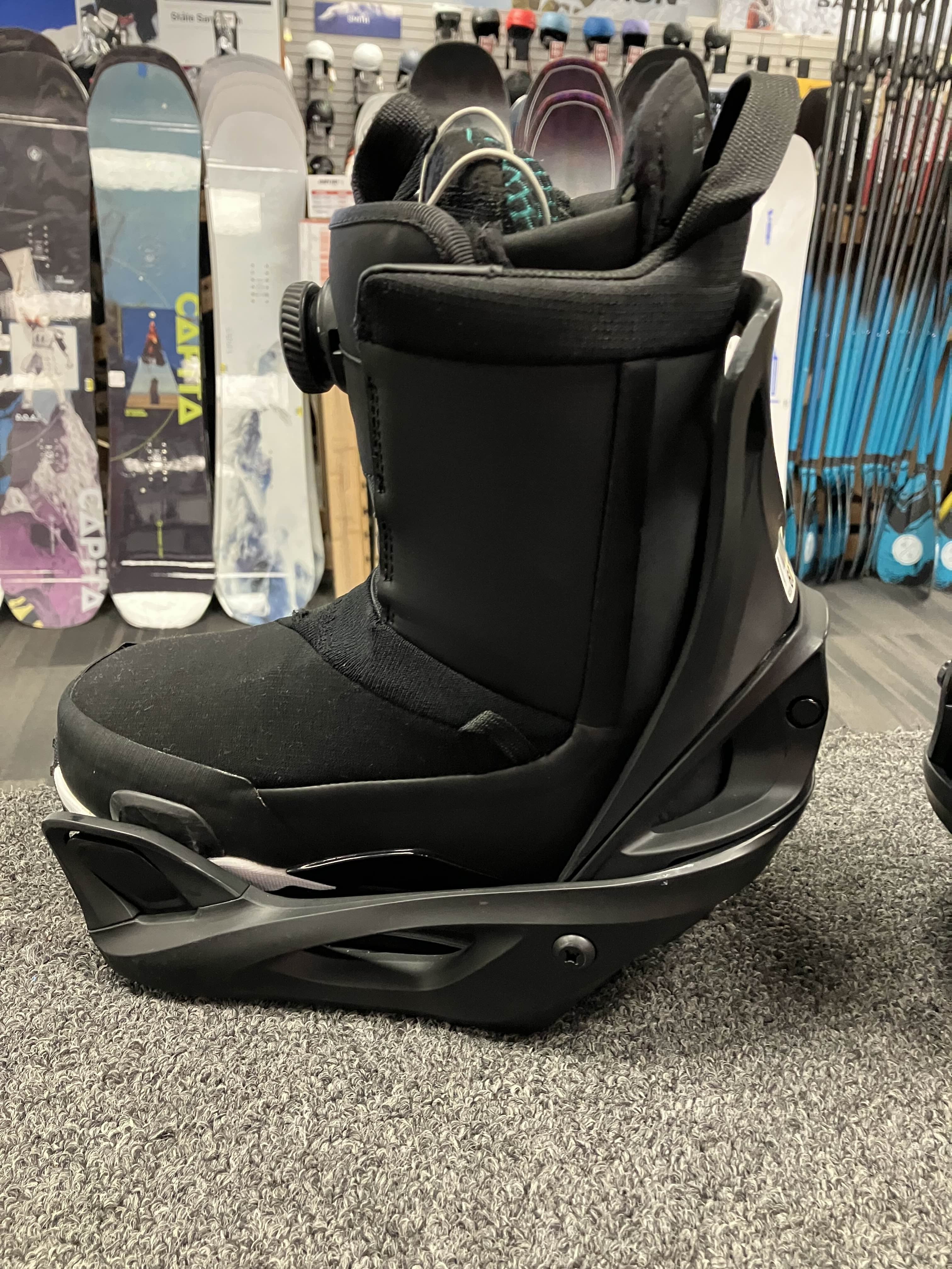 Used Burton Highshot X Step-on Snowboard Boot+Binding Womens 6(25/26)