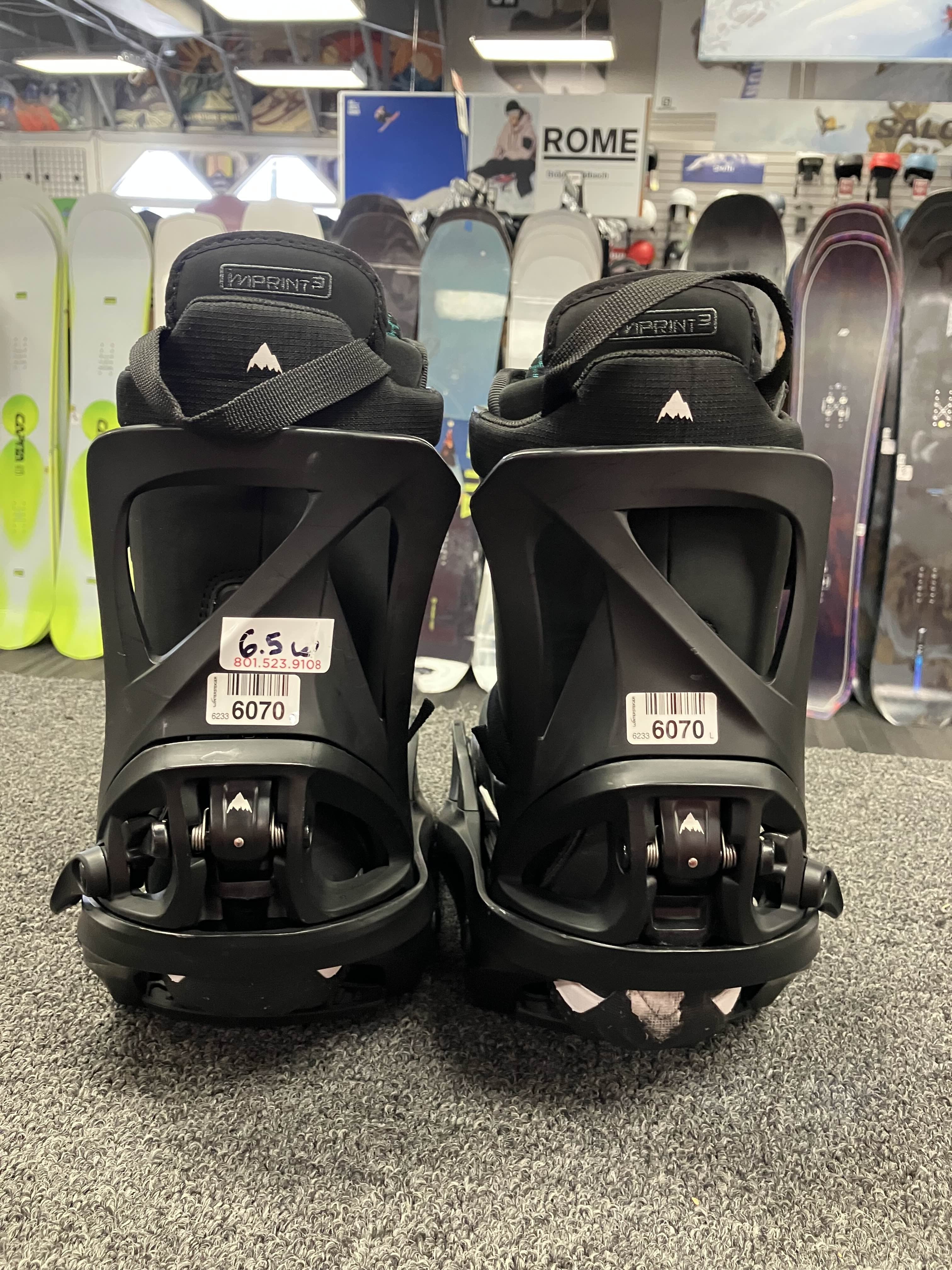 Used Burton Highshot X Step-on Snowboard Boot+Binding Womens 6(25/26)