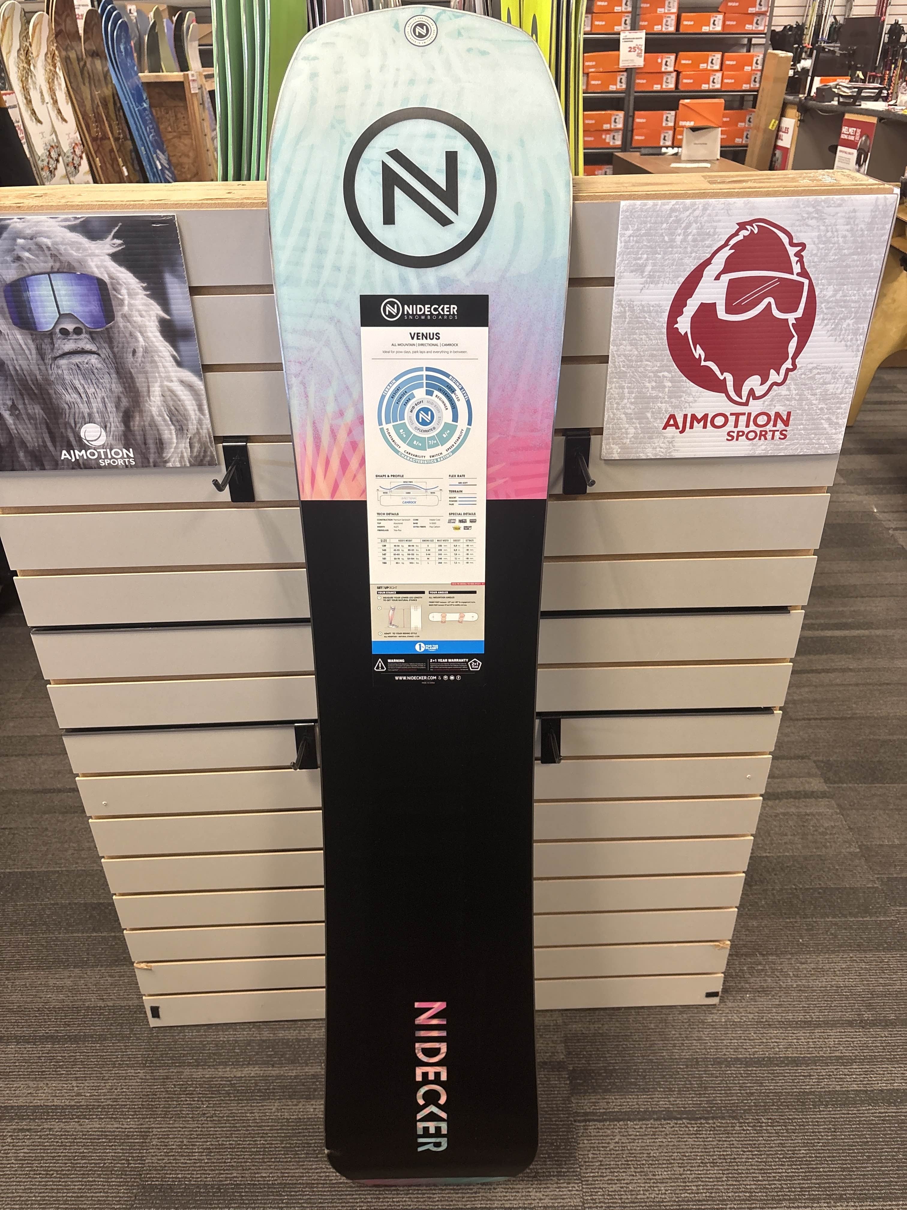 Nidecker Venus 143cm Snowboard - Lightly Used (2026)