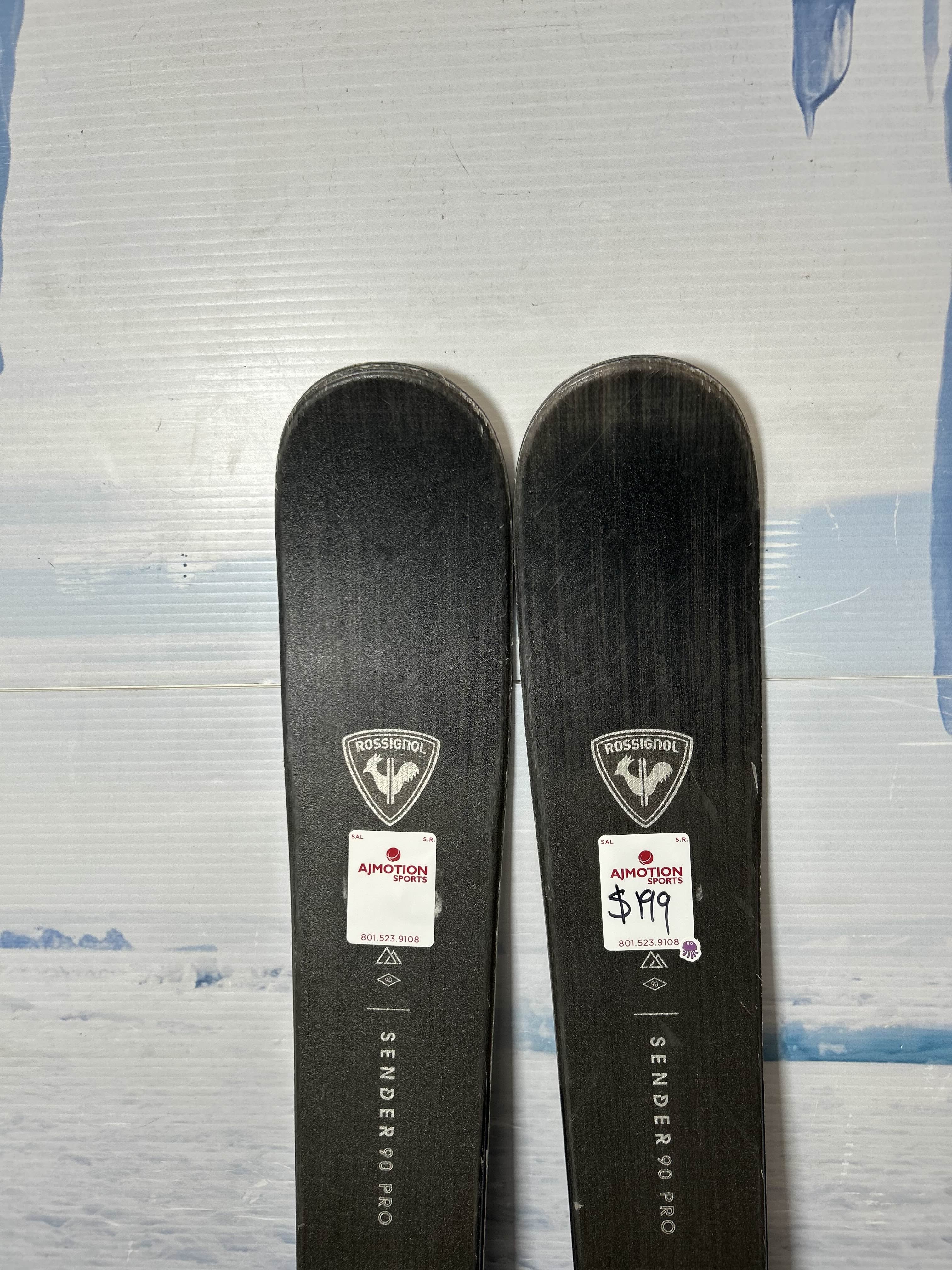 Used Rossignol Sender 90 Pro Ski - 140CM W/ Look Xpress 10 GW Demo Binding