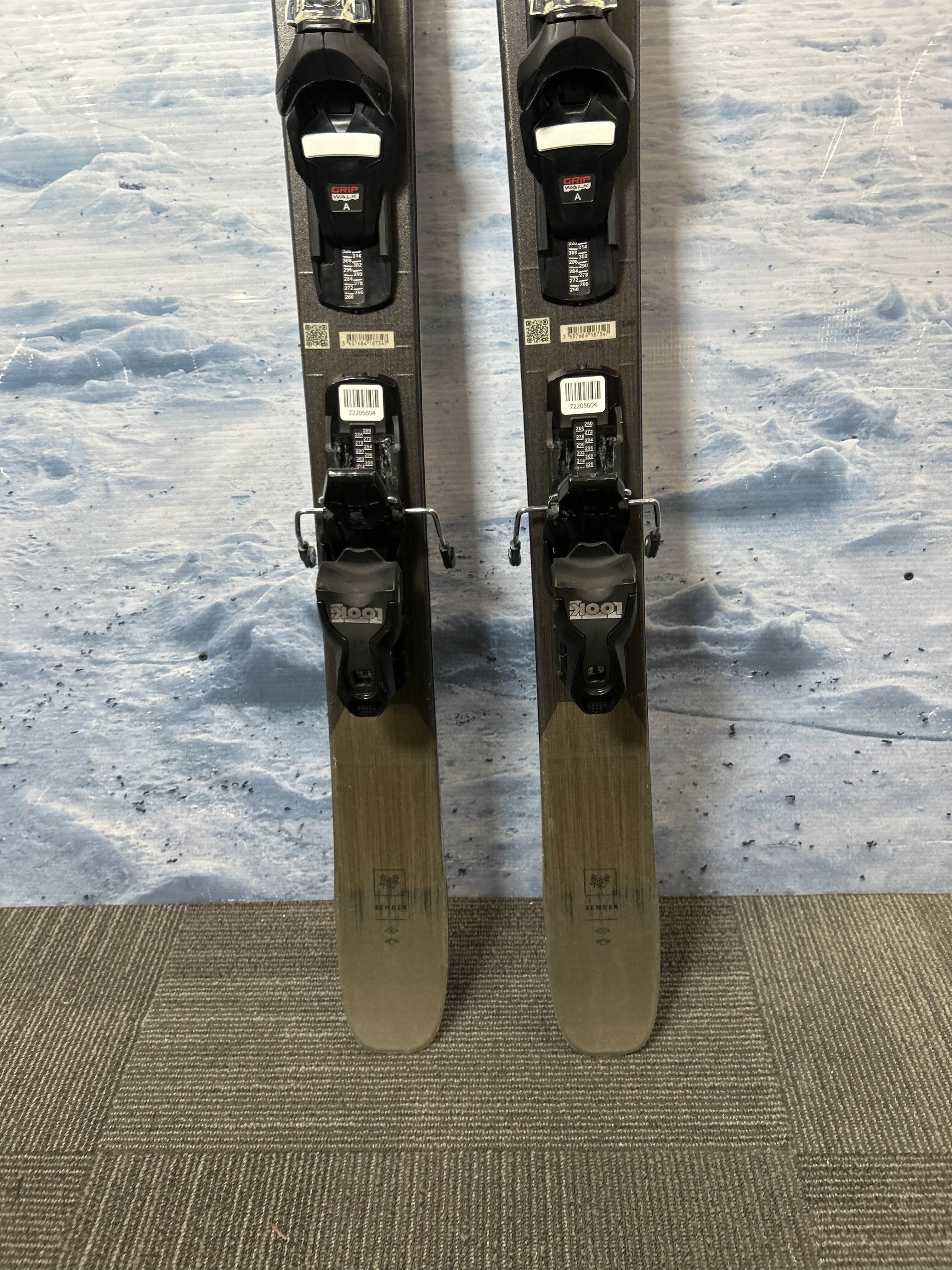 Used Rossignol Sender 90 Pro Ski - 140CM W/ Look Xpress 10 GW Demo Binding