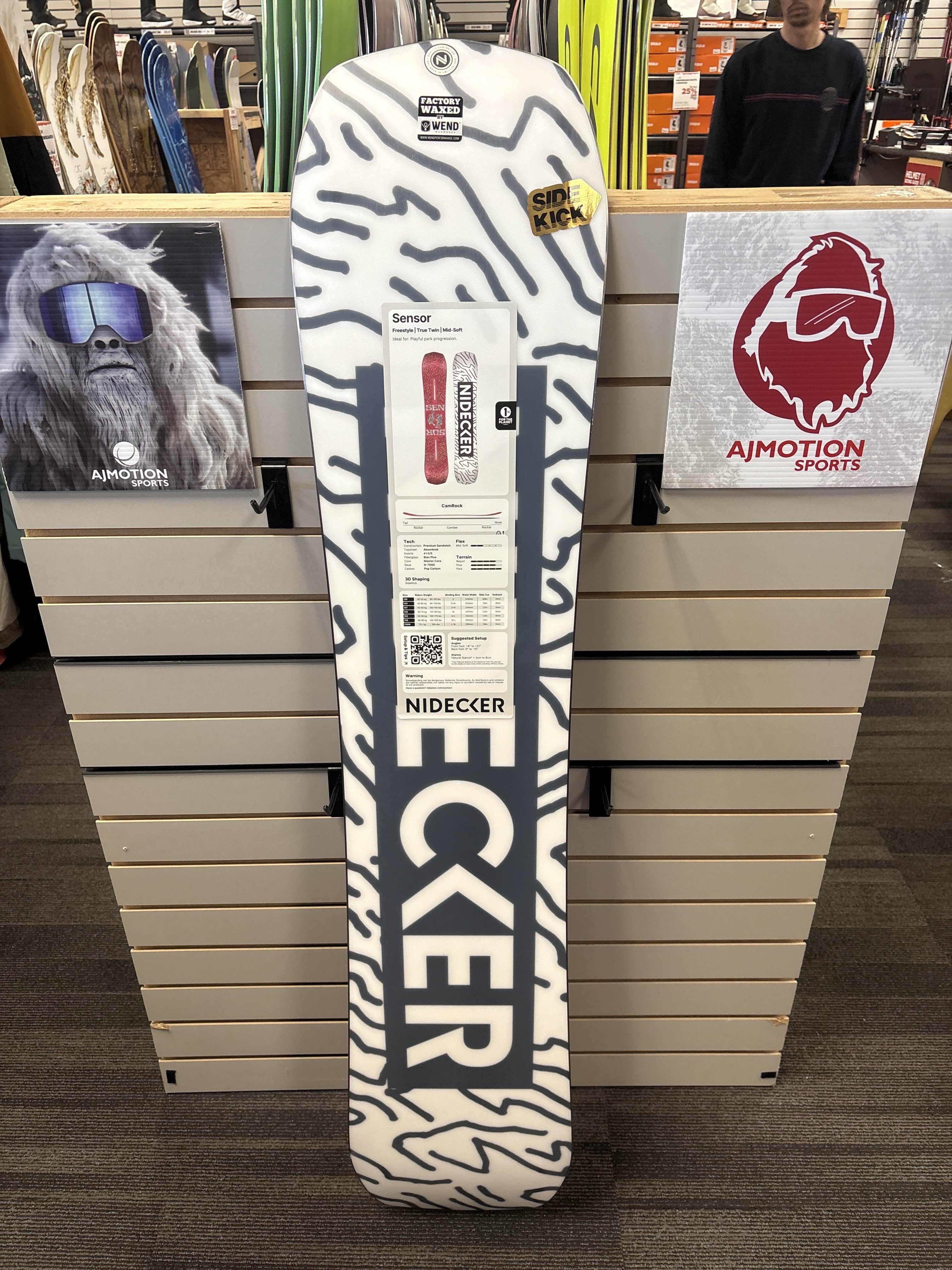 Nidecker Sensor 139cm Snowboard - Lightly Used (2026)