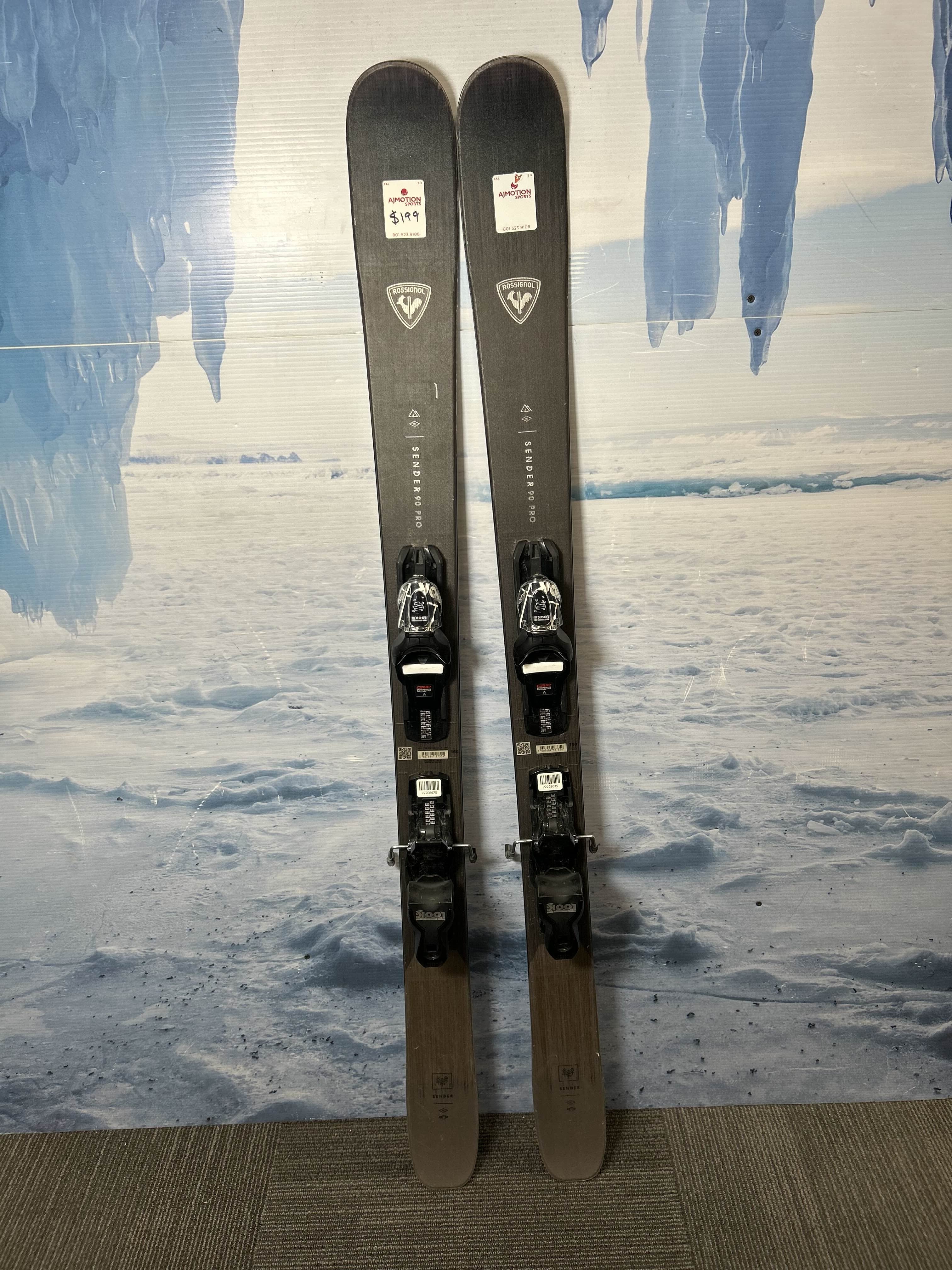 Used  Rossignol  Sender 90 Pro Ski w/ Look  Xpress 10 GW Demo Bindings - 150cm