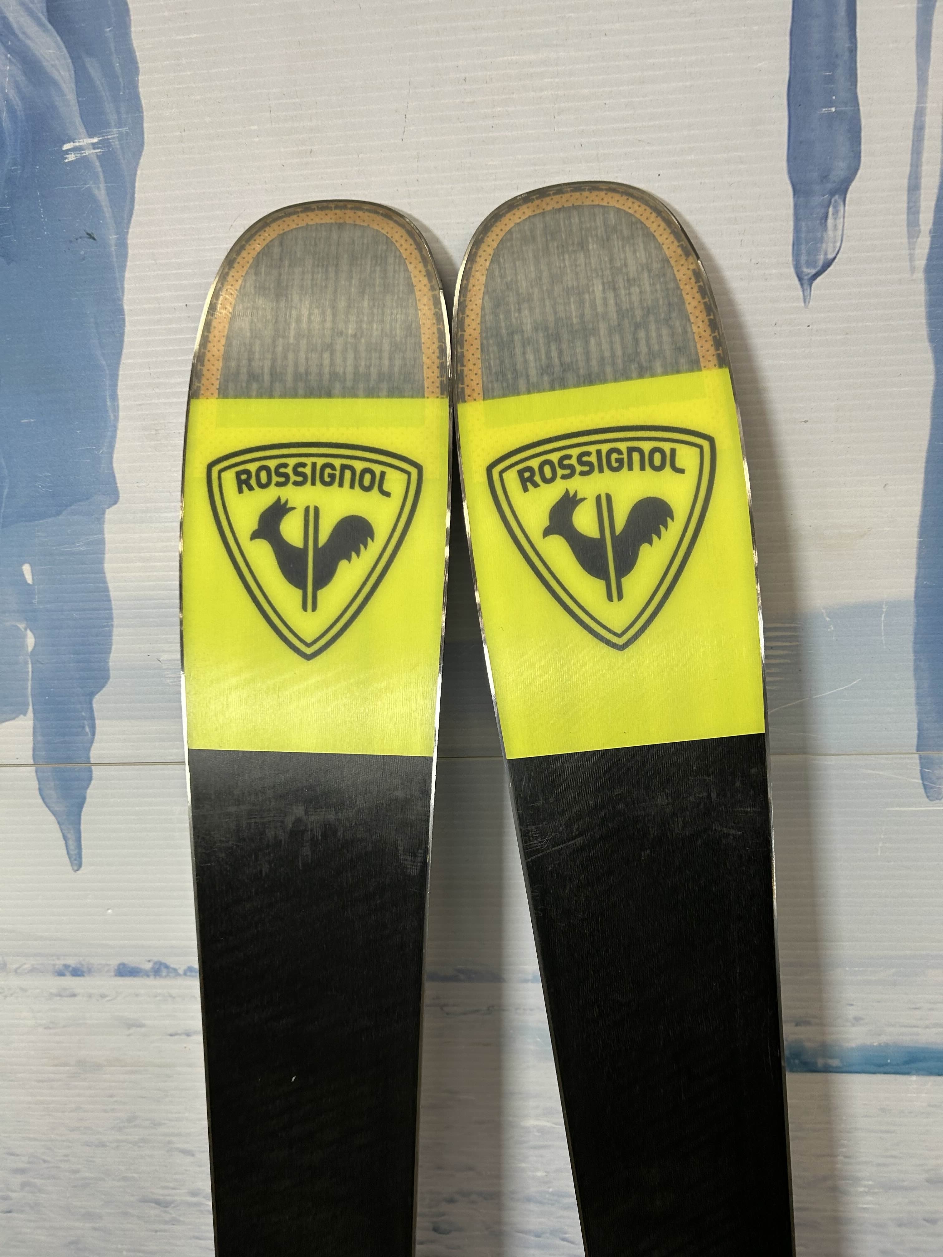 Used Rossignol Sender 104 TI 154cm Skis w/ Look 12 Demo Bindings