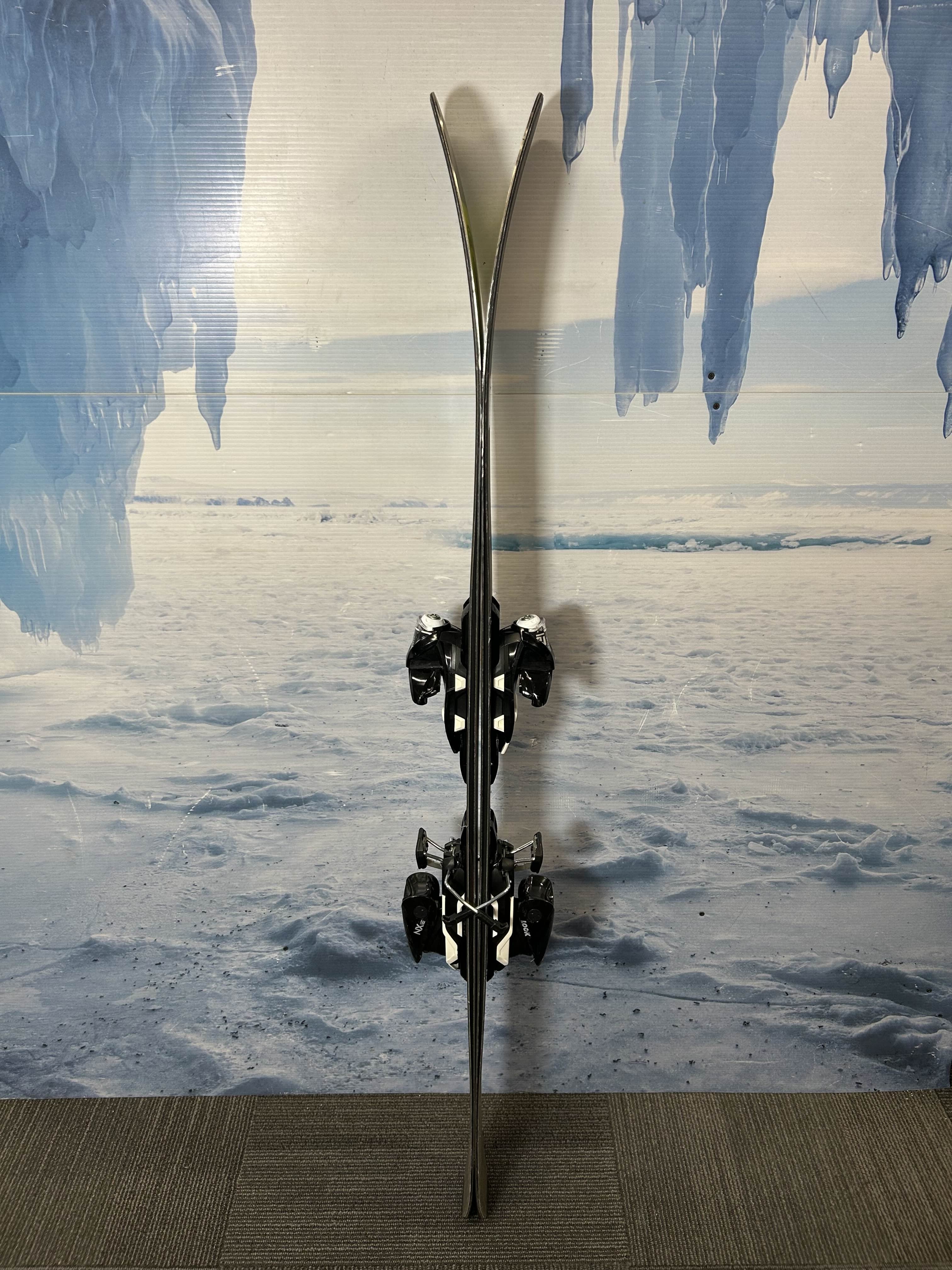 Used Rossignol Sender 104 TI 154cm Skis w/ Look 12 Demo Bindings