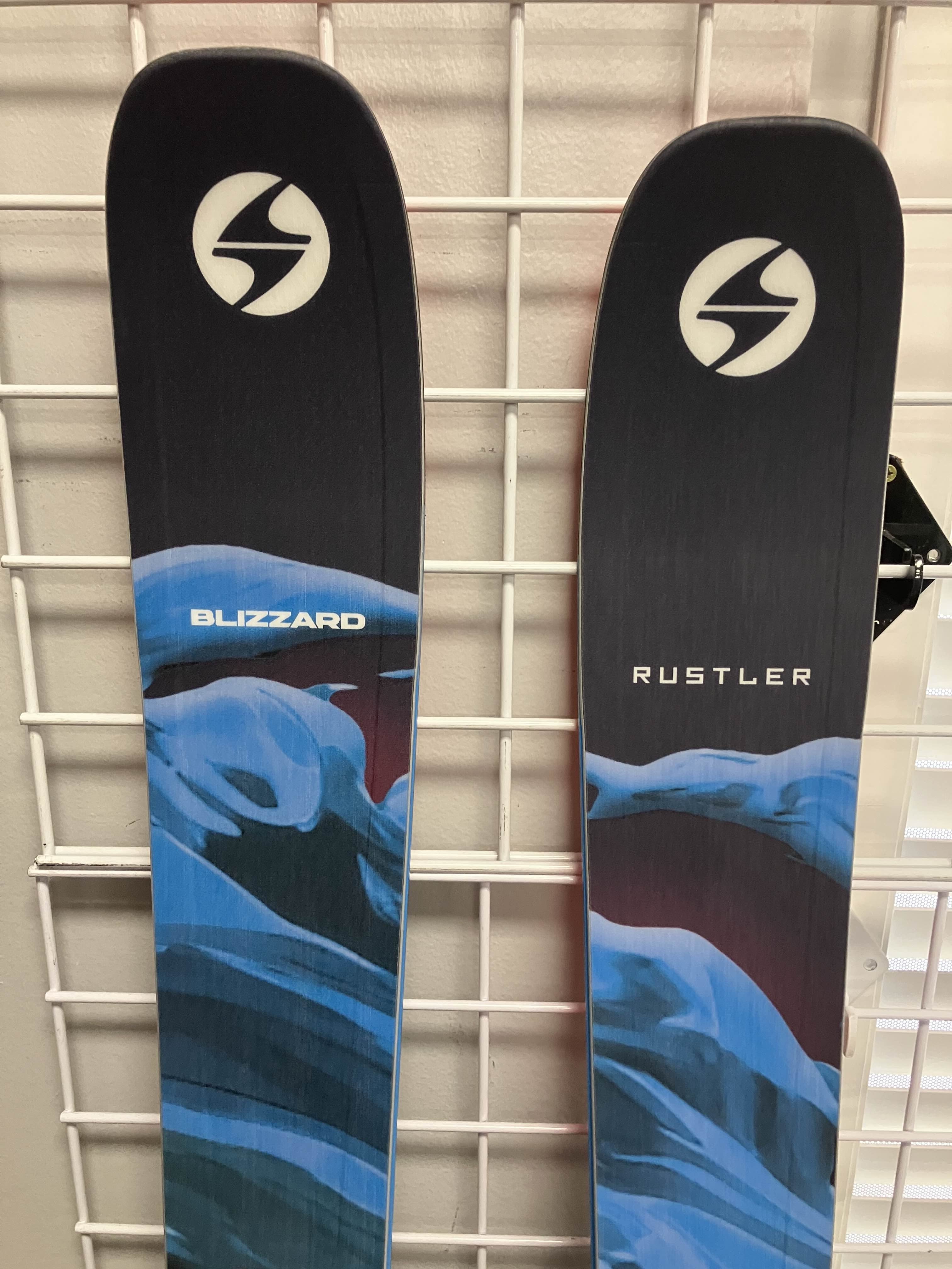 Used Blizzard Rustler 10 162cm Skis w/ Atomic Strive 11 GW Bindings