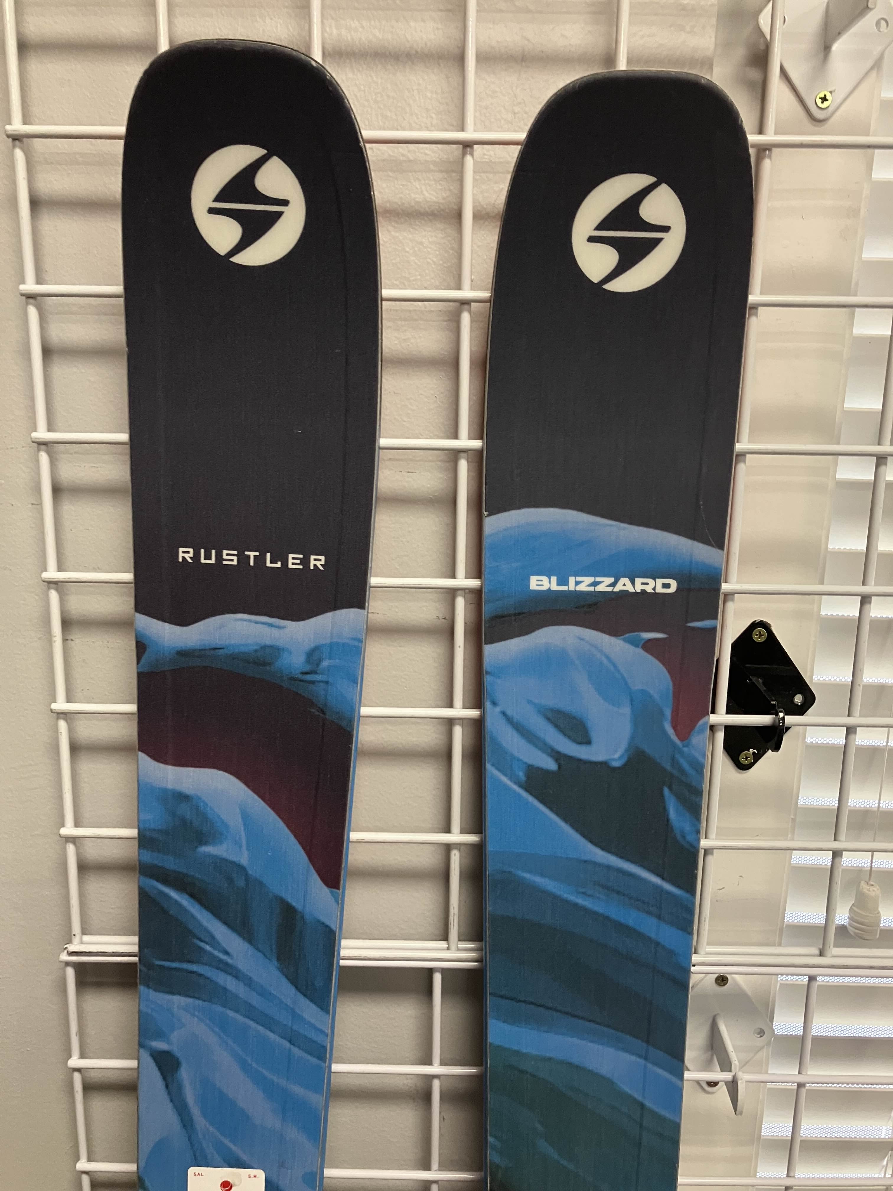 Used Blizzard Rustler 10 174cm Skis w/ Atomic Strive 11 GW Bindings