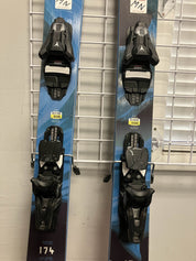 Used Blizzard Rustler 10 174cm Skis w/ Atomic Strive 11 GW Bindings