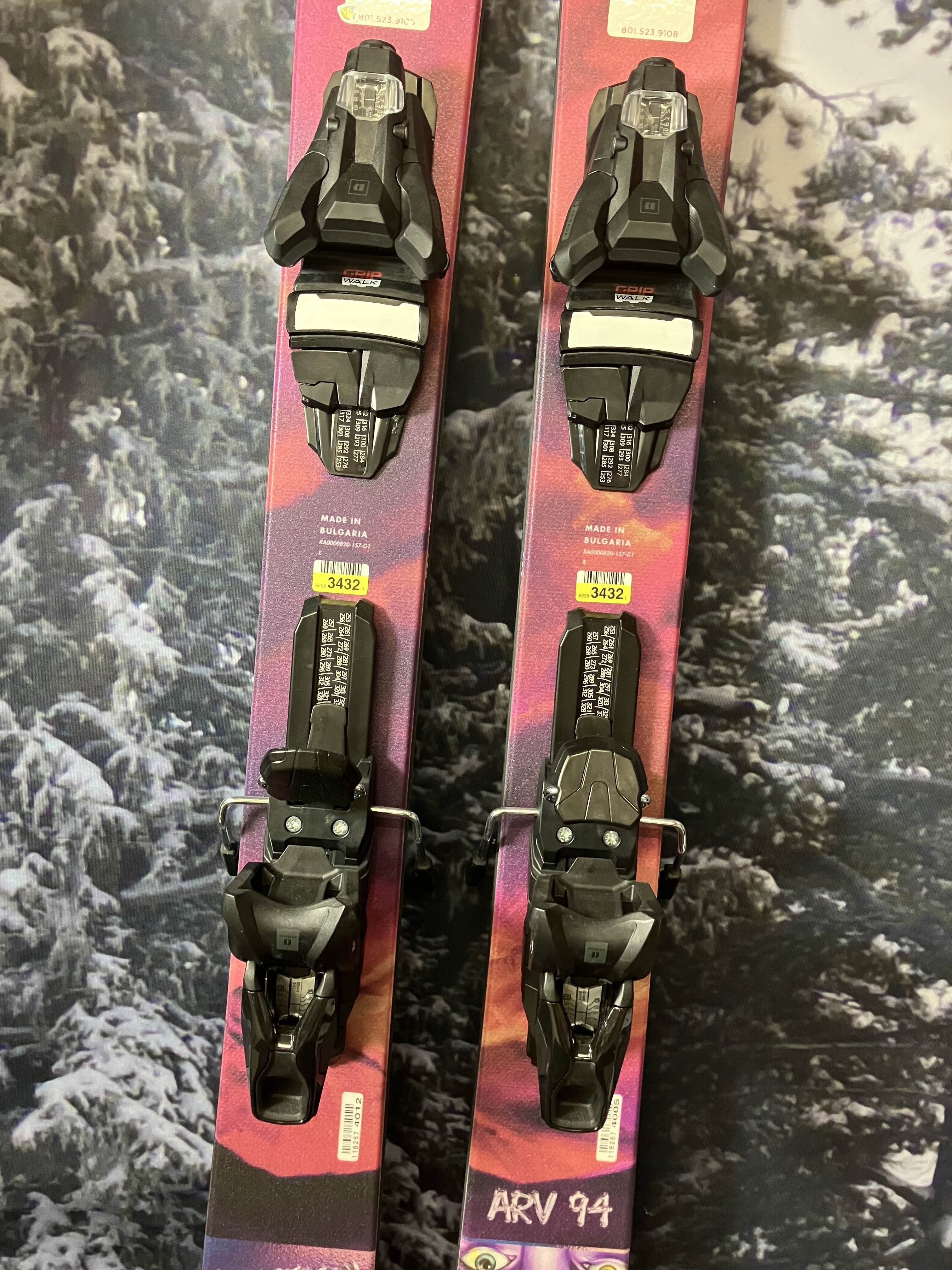 Used Armada ARV 94 157cm w/ Armada Strive 11 GW Demo Bindings