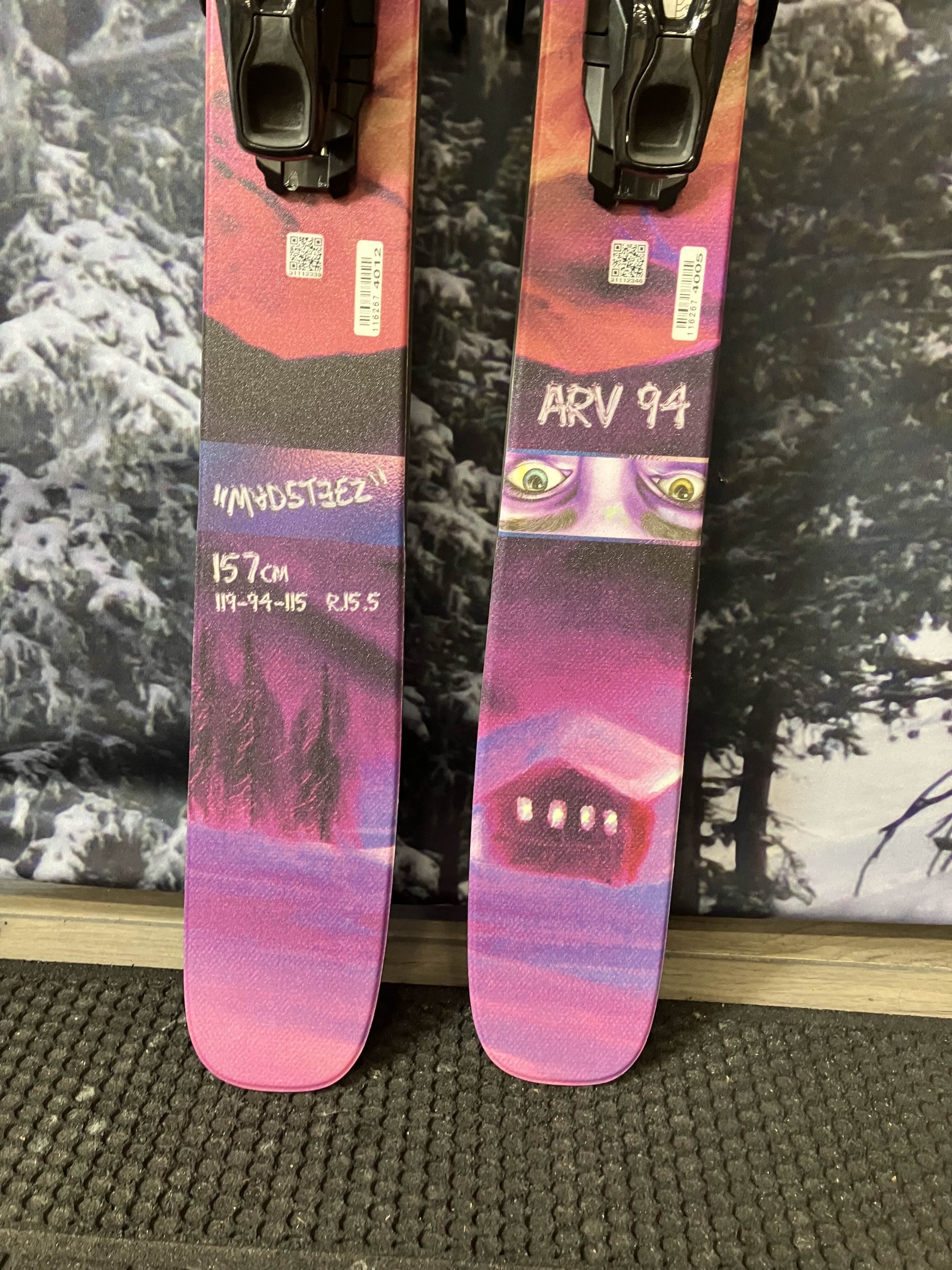 Used Armada ARV 94 157cm w/ Armada Strive 11 GW Demo Bindings