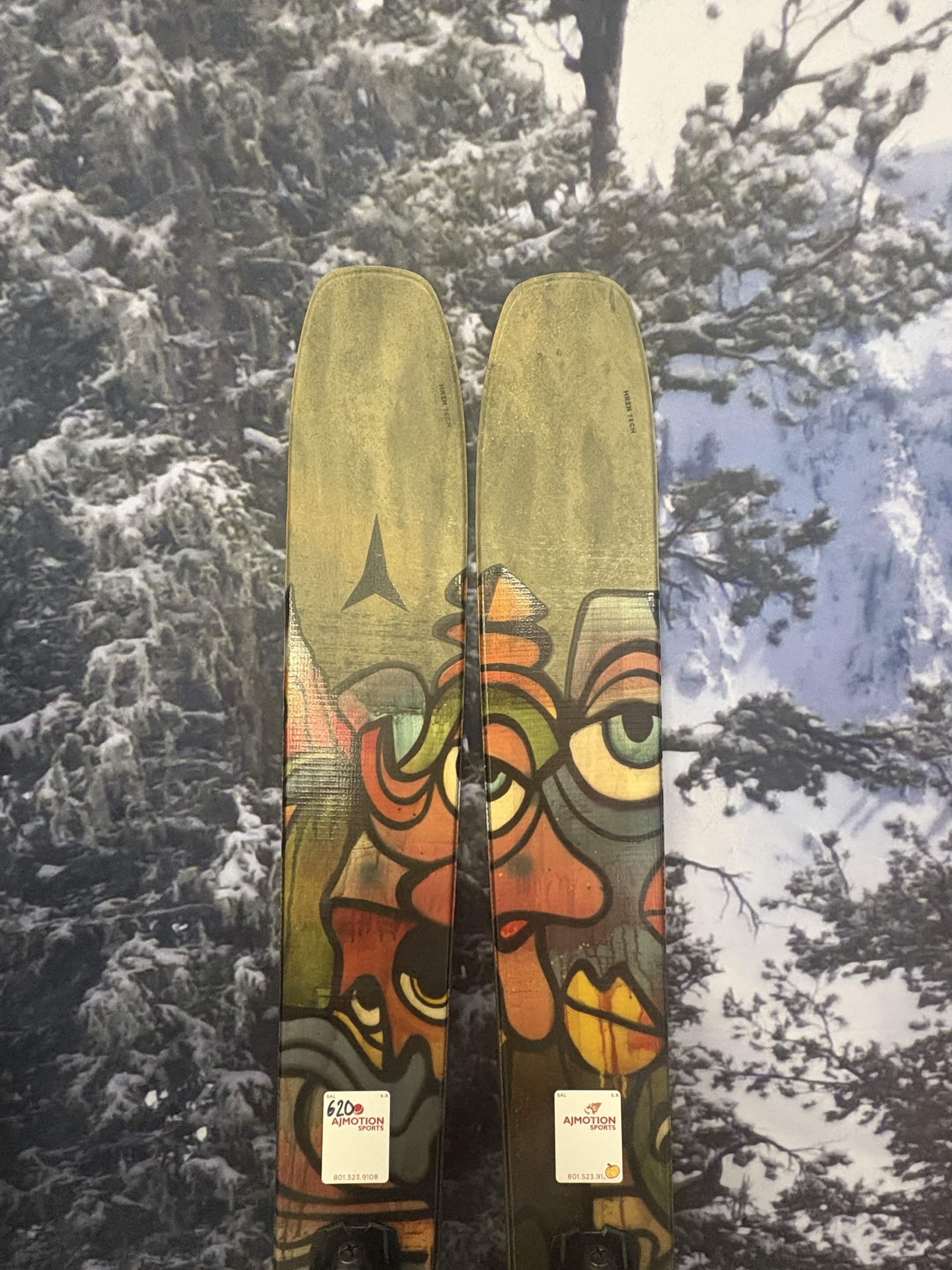 Atomic Bent Chetler 110 172cm Skis w/ SALOMON NR Strive 13 GW SAL Demo Binding - New 2026