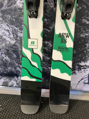 Lightly Used Armada ARW 88 166cm Skis w/ ATOMIC NR Strive 11 GW Demo Binding