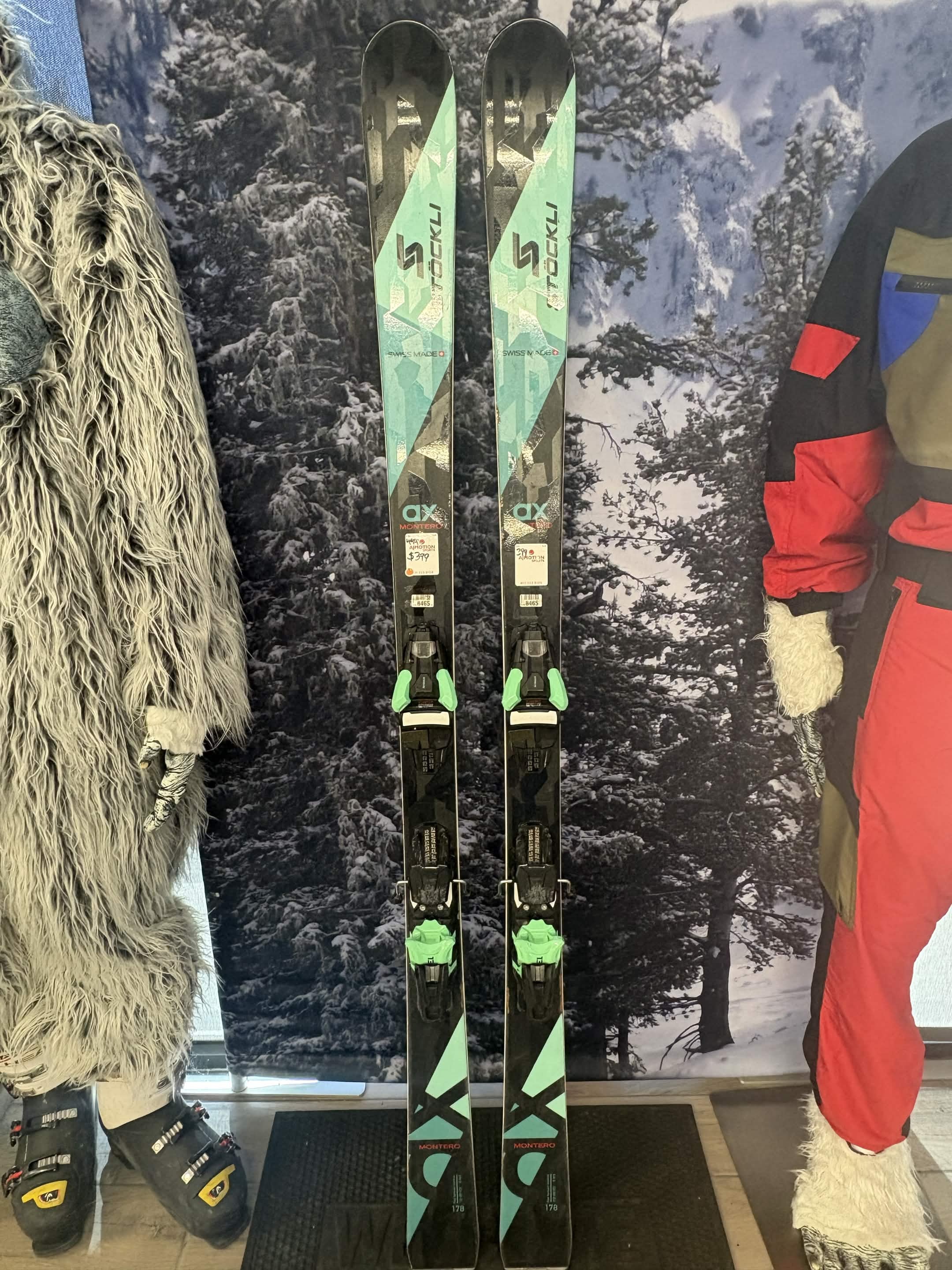 Stockli Montero AX 178cm Skis w/ SALOMON Strive 13 SYS Demo Binding - Used