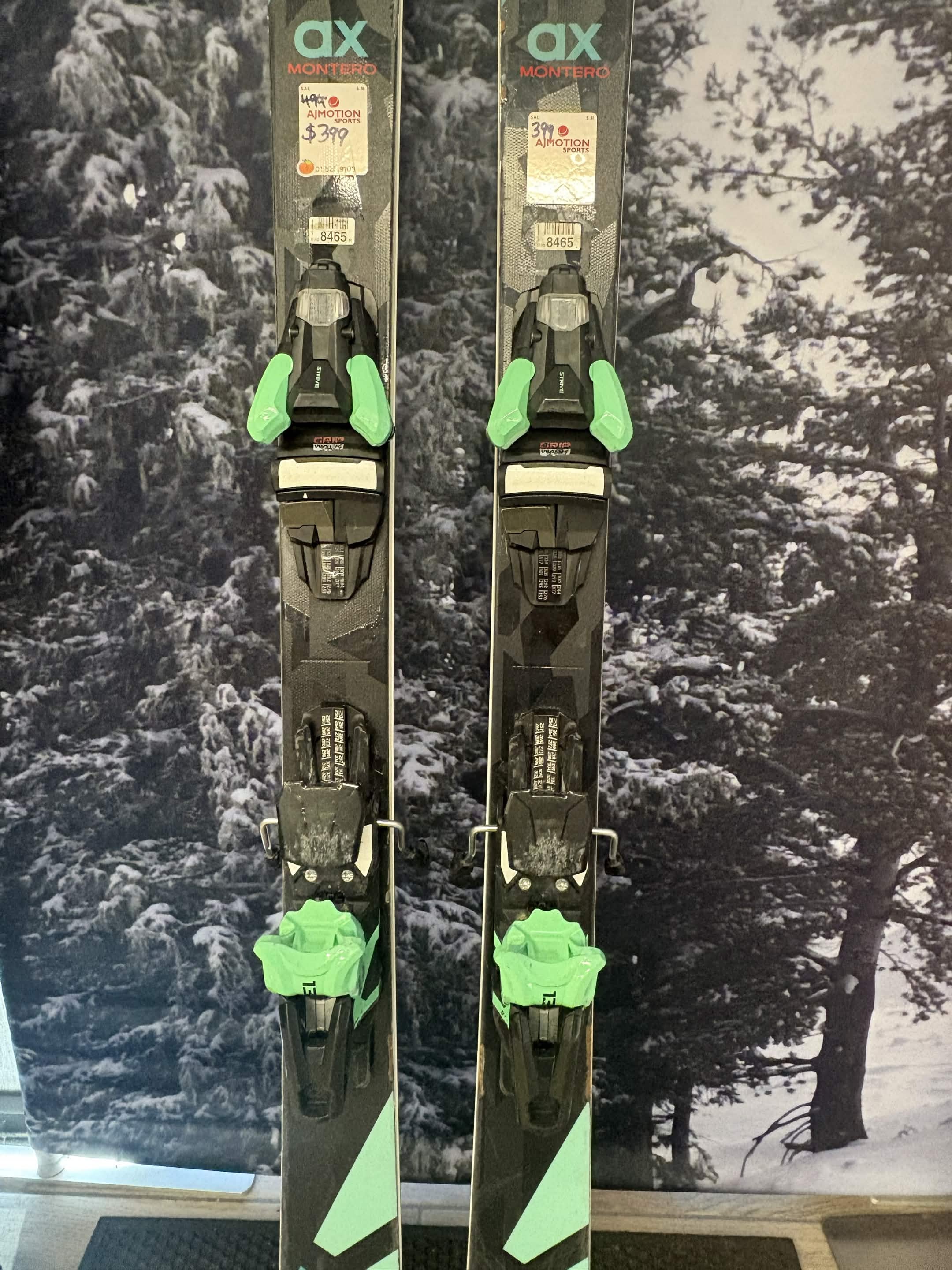 Stockli Montero AX 178cm Skis w/ SALOMON Strive 13 SYS Demo Binding - Used