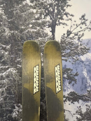 K2 Mindbender 89TI 176cm Skis w/ FISCHER Attack 13 LYT Demo Binding - Used (2024)