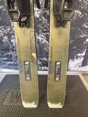 K2 Mindbender 89TI 176cm Skis w/ FISCHER Attack 13 LYT Demo Binding - Used (2024)
