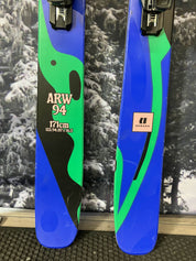 Used Armada ARW 94 171cm Skis w/ ATOMIC NR Strive 11 GW Demo Binding