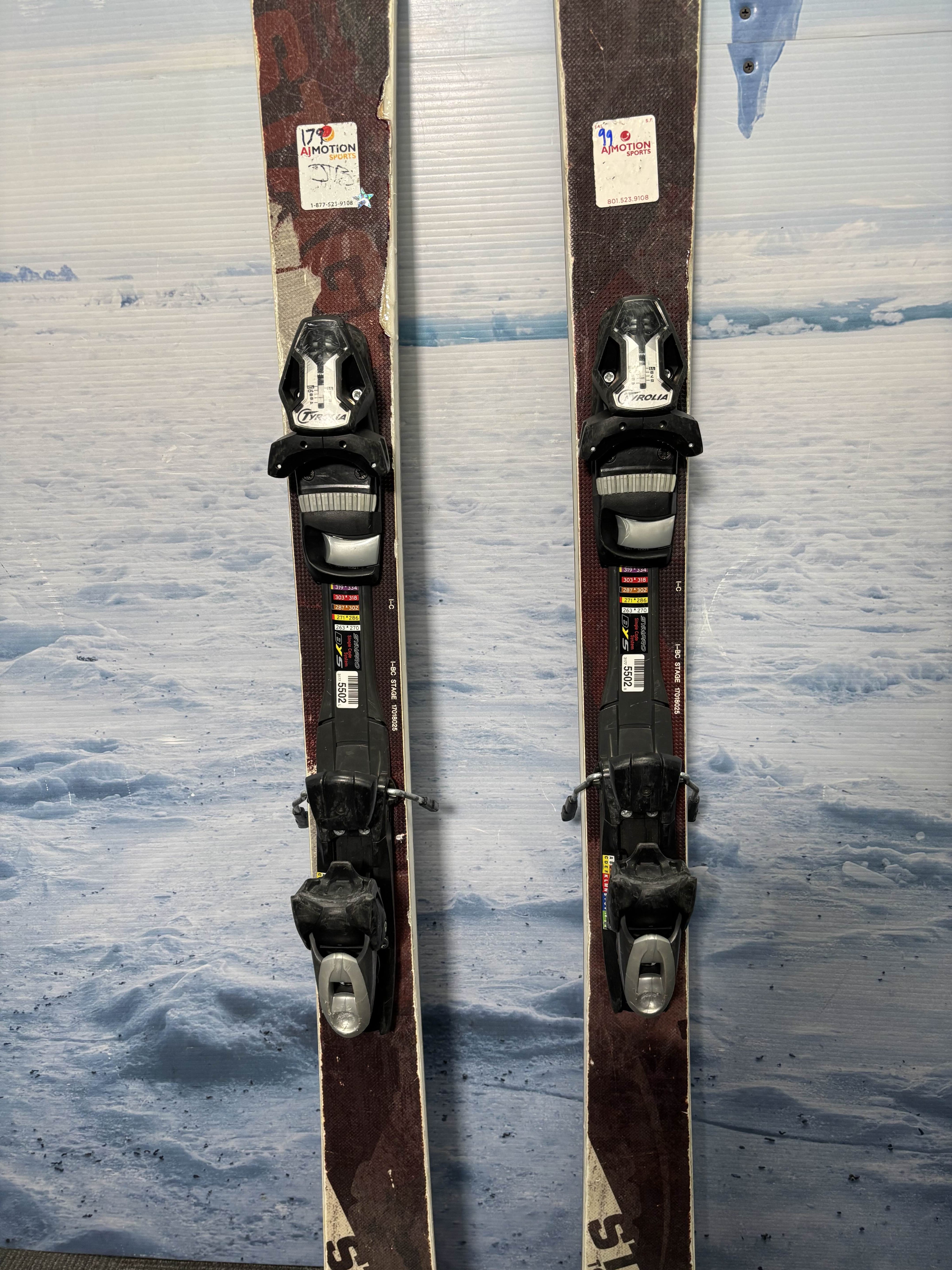 Used Stage Tabago 90 Ski 171cm w/ Atomic Warden 11 Demo Binding