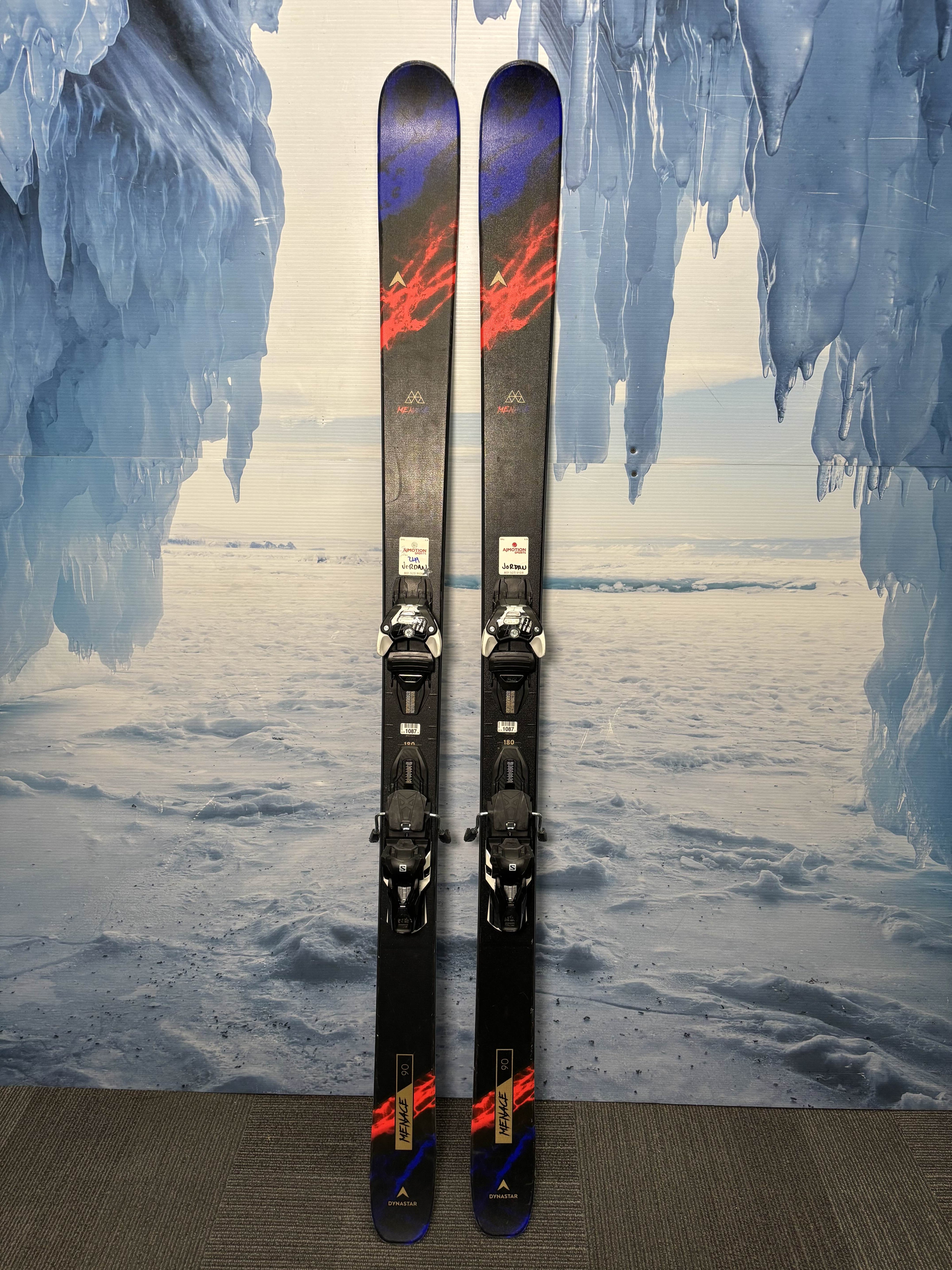 Used Dynastar Menace 90 Ski 180cm w/ Salomon Warden 13 Rental Bindings