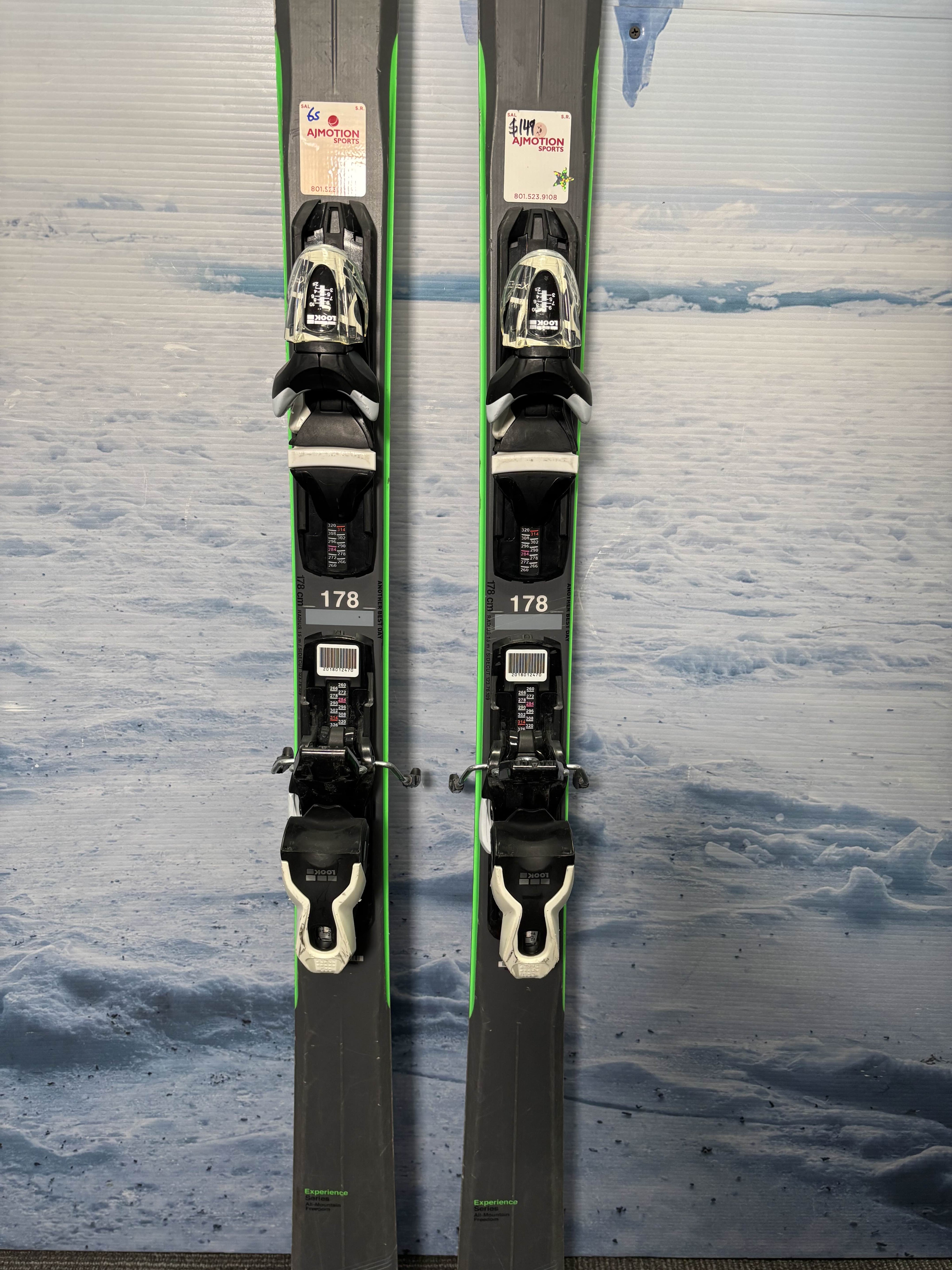 Used Rossignol Experience 76 CI Ski 178cm w/ Look Xpress 10 Rental Bindings