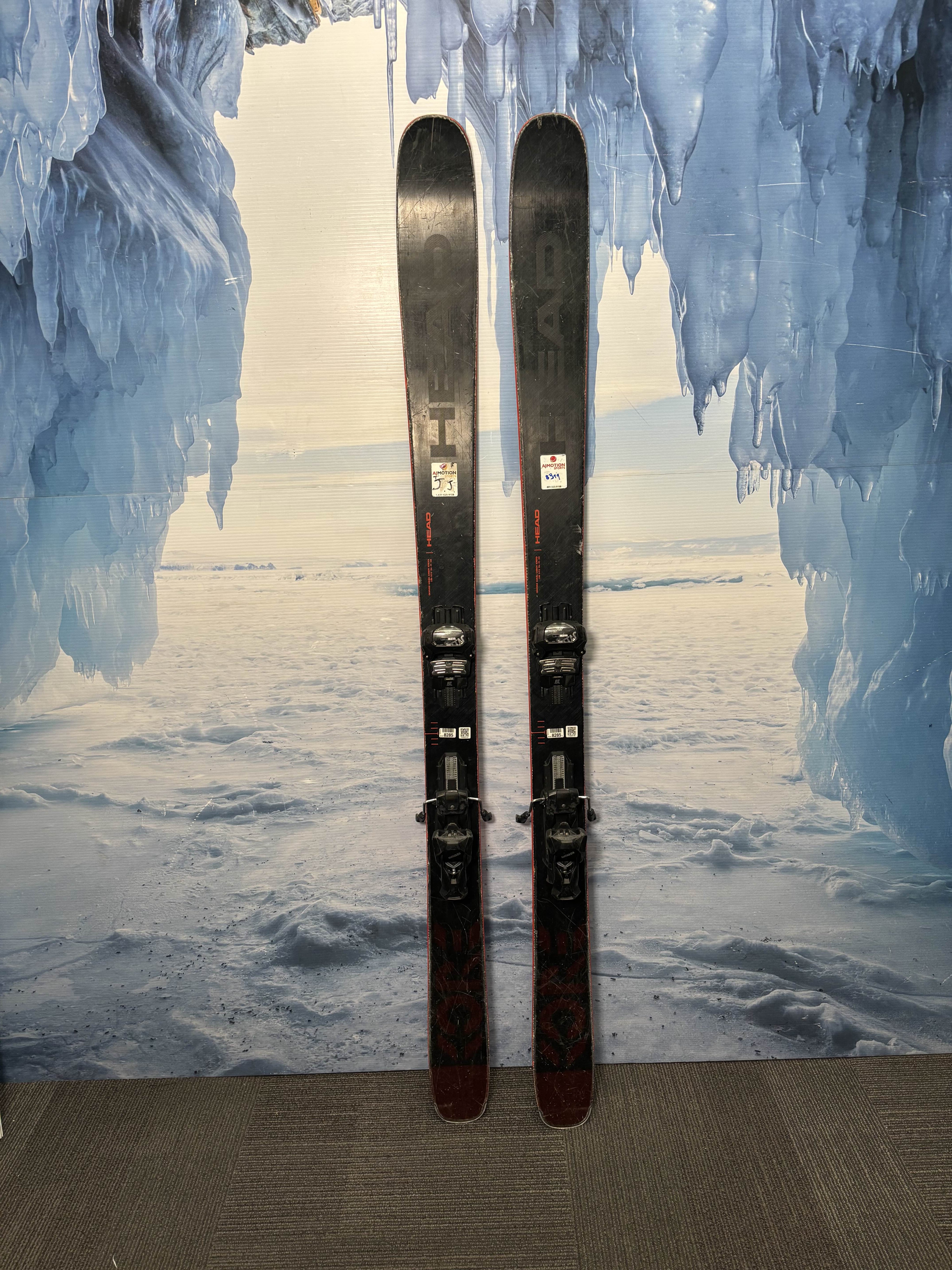 Used Head Kore 99 Ski 180cm w/ Tyrolia Attack 13 Rental Bindings