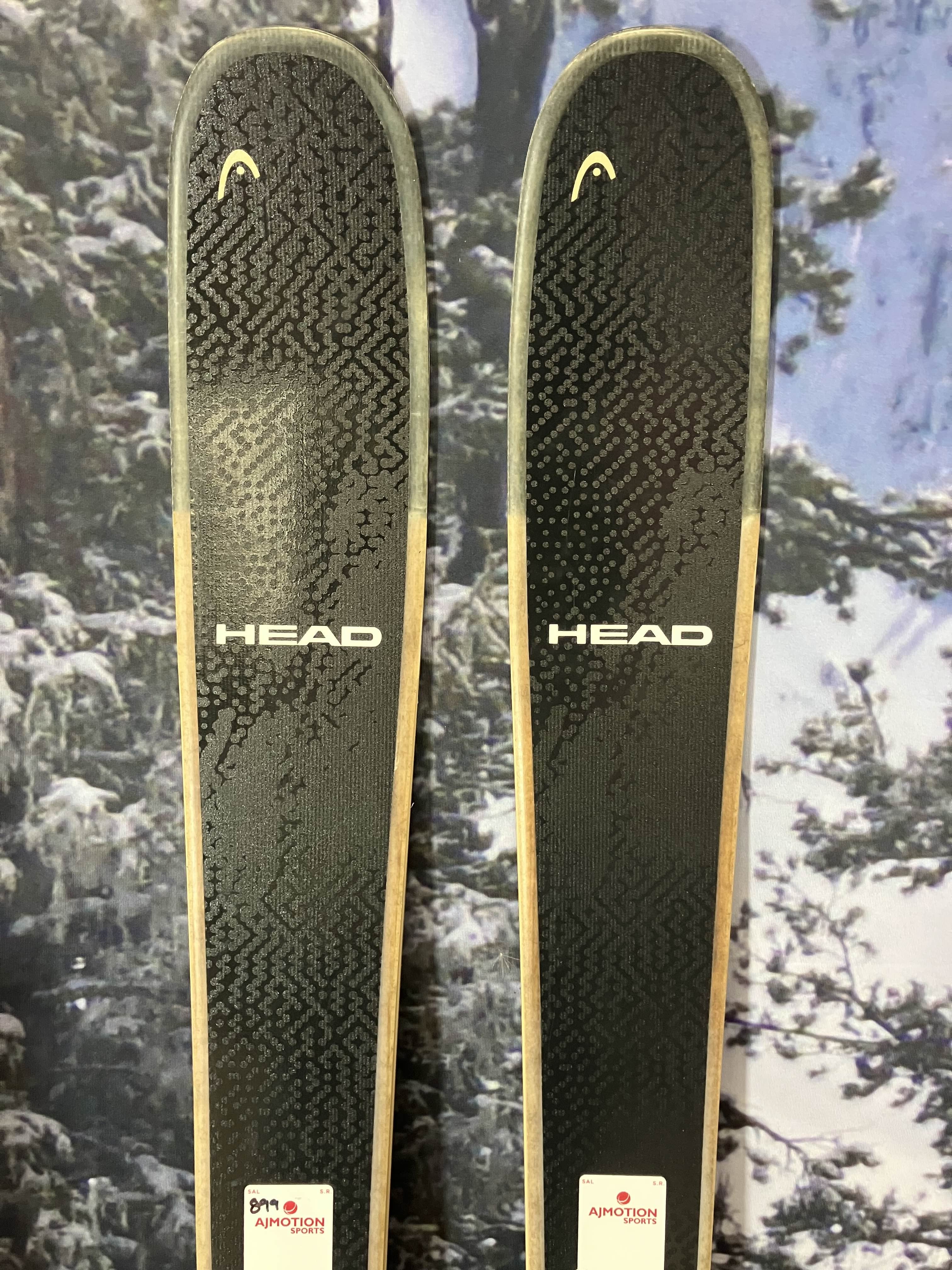 Used Head Kore 94 Ti 156cm Skis w/ Tyrolia Attack LYT 13 Bindings