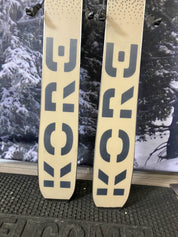 Used Head Kore 94 Ti 156cm Skis w/ Tyrolia Attack LYT 13 Bindings