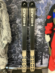 Used Head Kore 94 Ti 163cm Skis w/ Tyrolia Attack LYT 13 Bindings