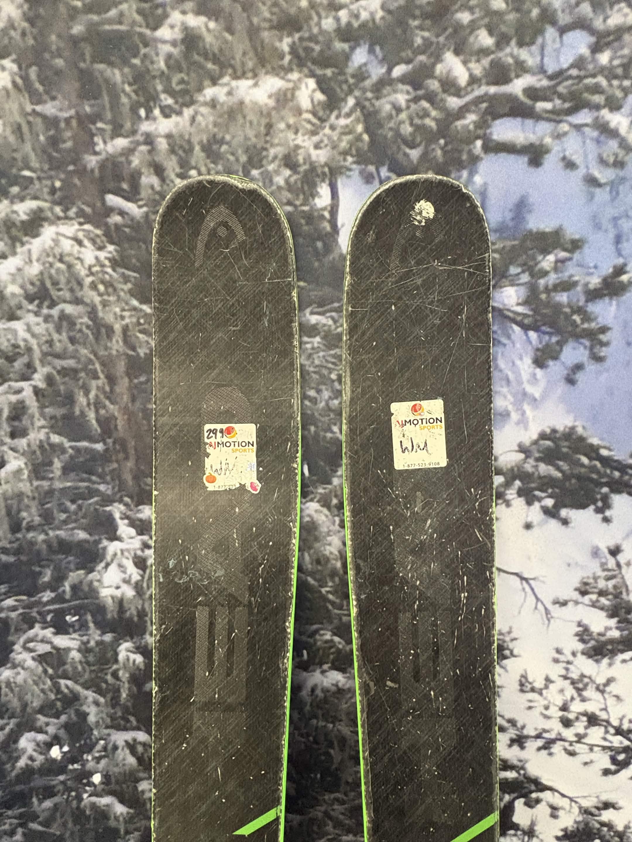 Head Kore 105 162cm Skis w/ TYROLIA Attack 13 Demo Binding - Used